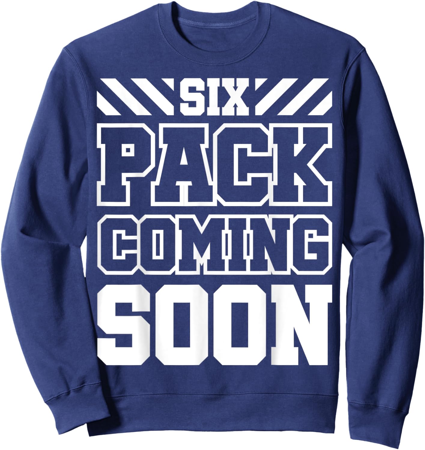 Six Pack Coming Soon Sweatshirt - Sweatshirt | Navy