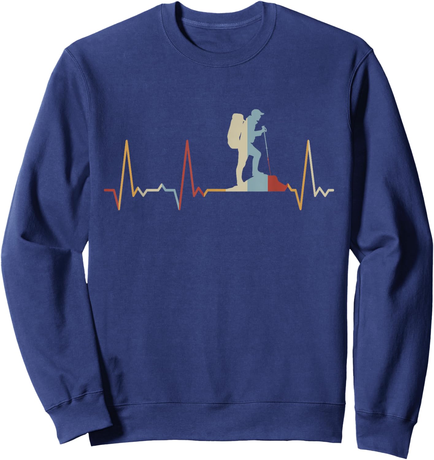 Heartbeat Hiking Sweatshirt - Sweatshirt | Navy