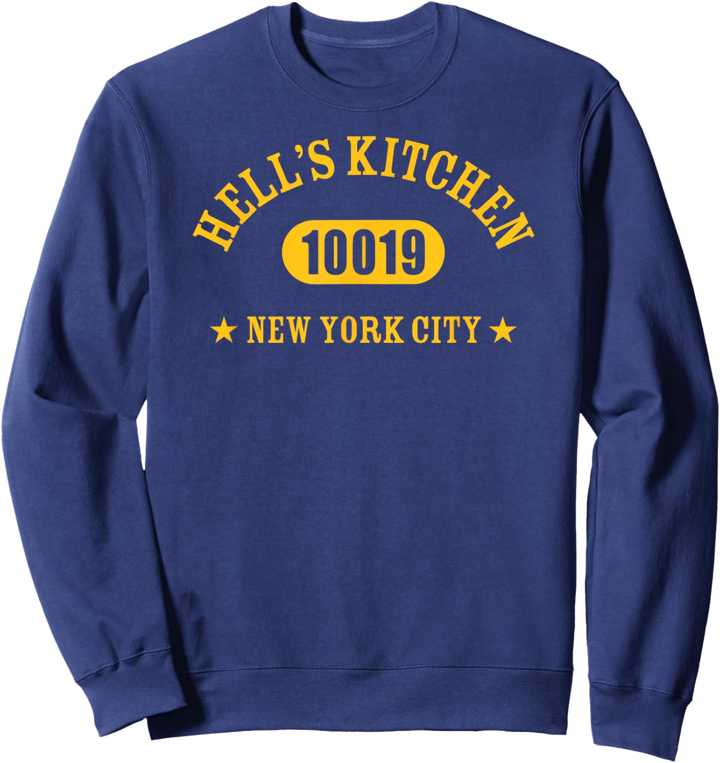 HELL’S KITCHEN 10019 NEW YORK CITY / NYC Athletic Design Sweatshirt - Sweatshirt | Navy