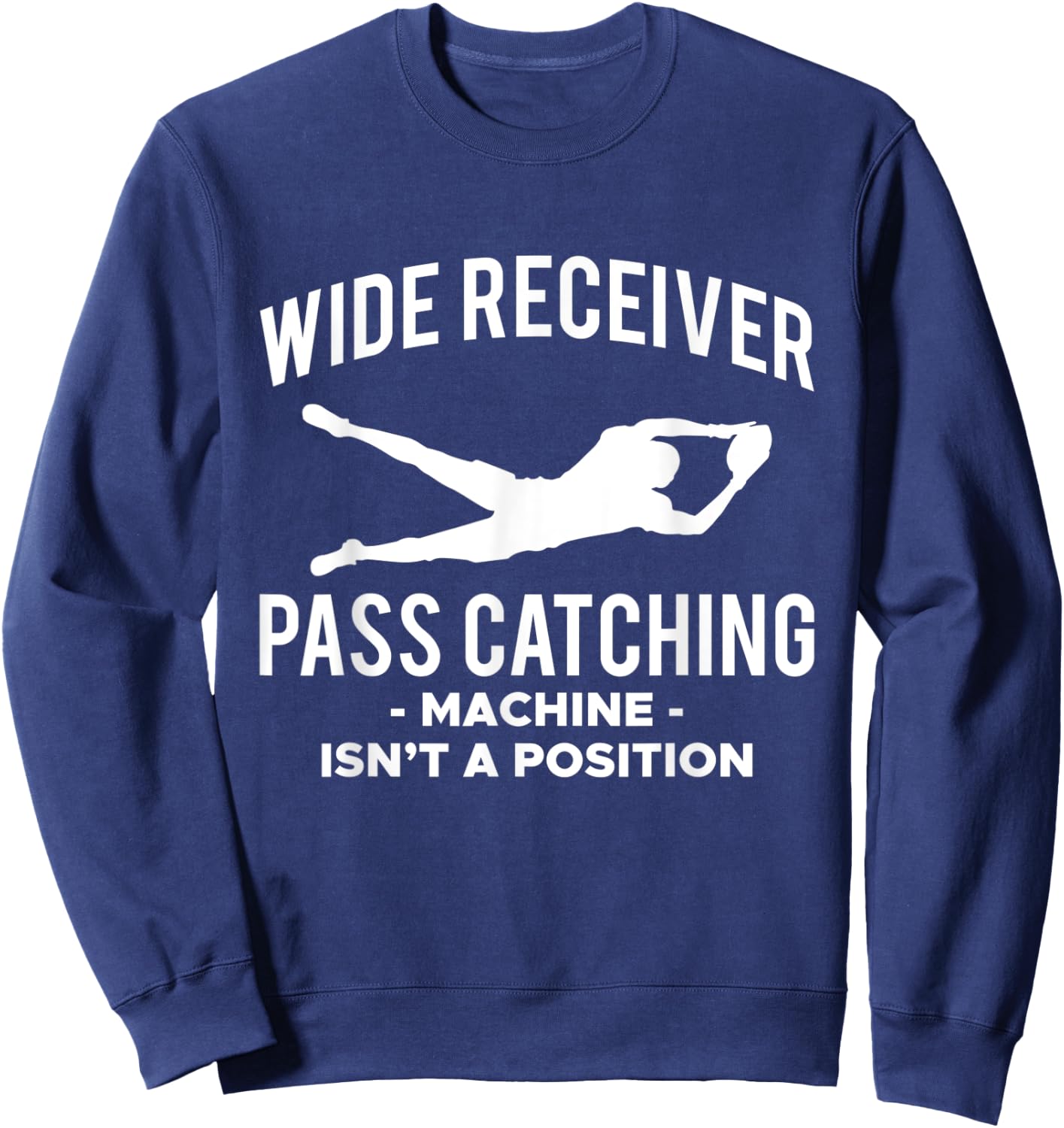 The Wide Receiver Football Sweatshirt - Sweatshirt | Navy