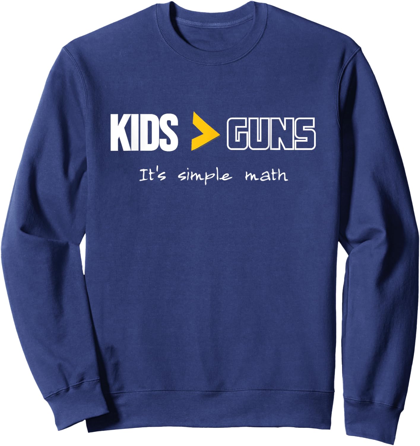 Kids over guns Sweatshirt - Sweatshirt | Navy