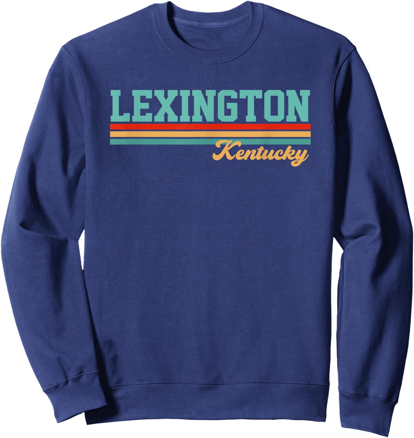 Retro Lexington Kentucky Sweatshirt - Sweatshirt | Navy