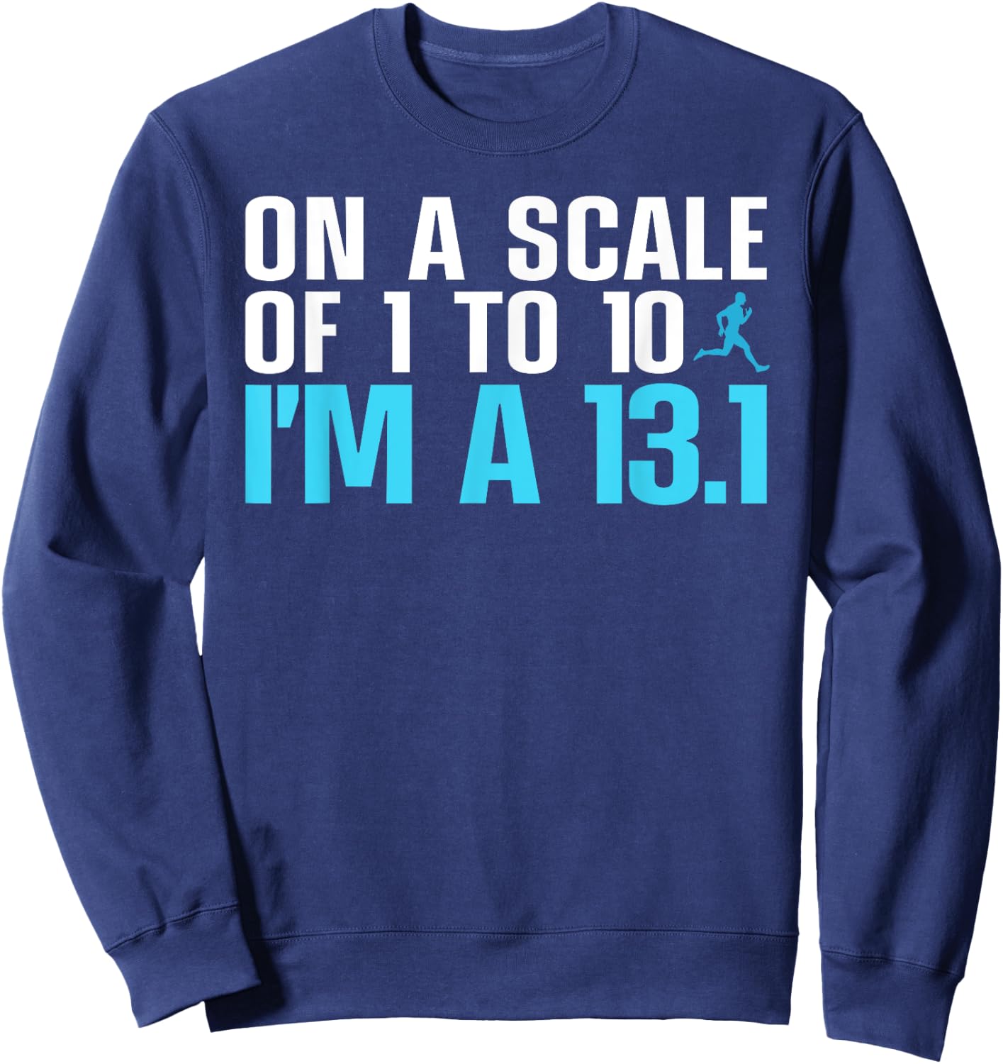 Funny Half Marathon Art Women Half Marathon Finisher Sweatshirt - Sweatshirt | Navy