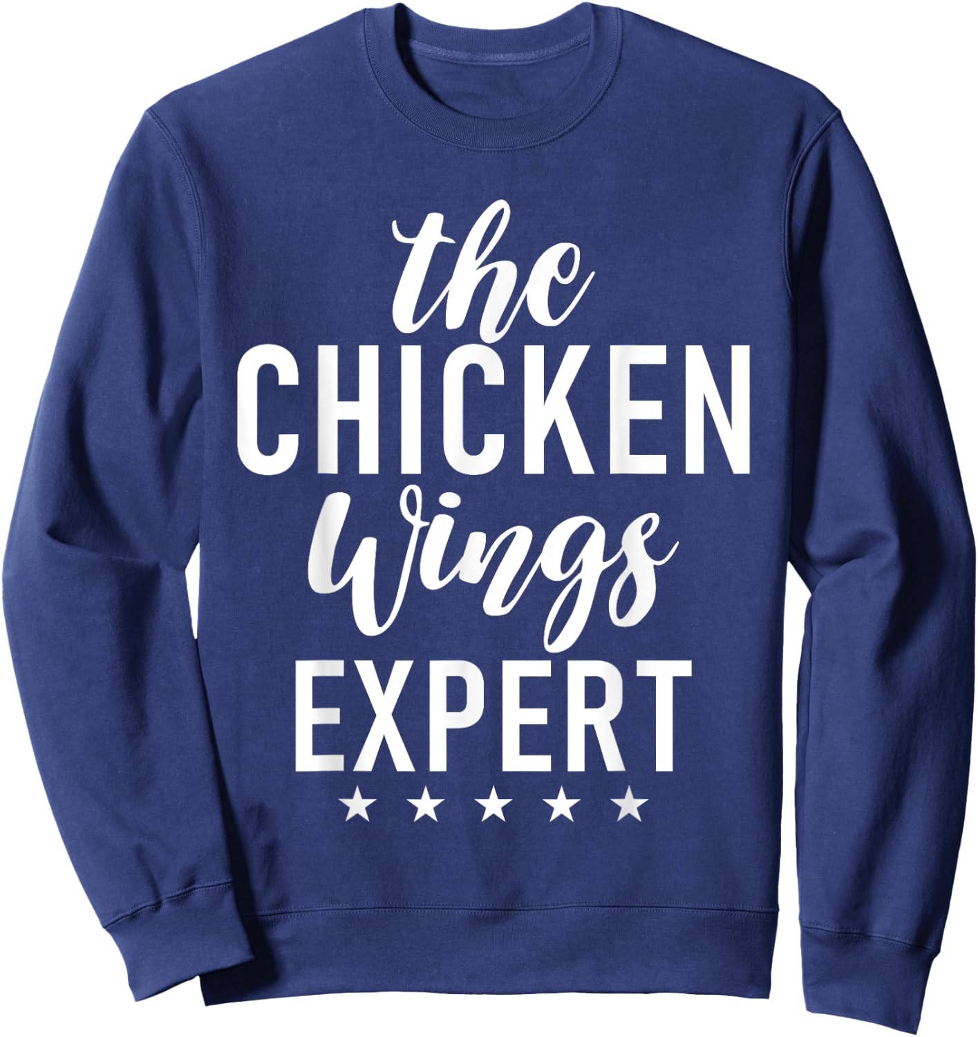 The Chicken Wings Expert Sweatshirt - Sweatshirt | Navy