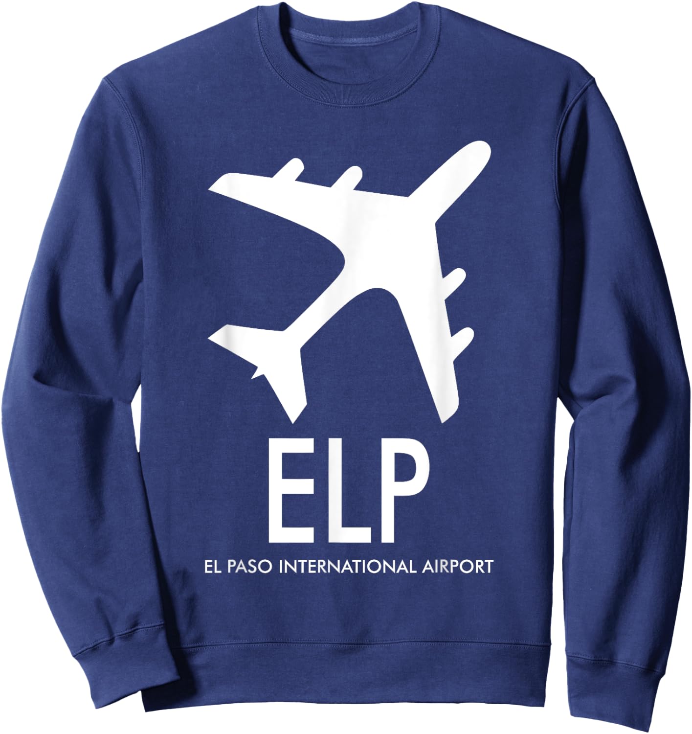 El Paso International Airport Code BAGGAGE TAG TEXAS USA Sweatshirt - Sweatshirt | Navy