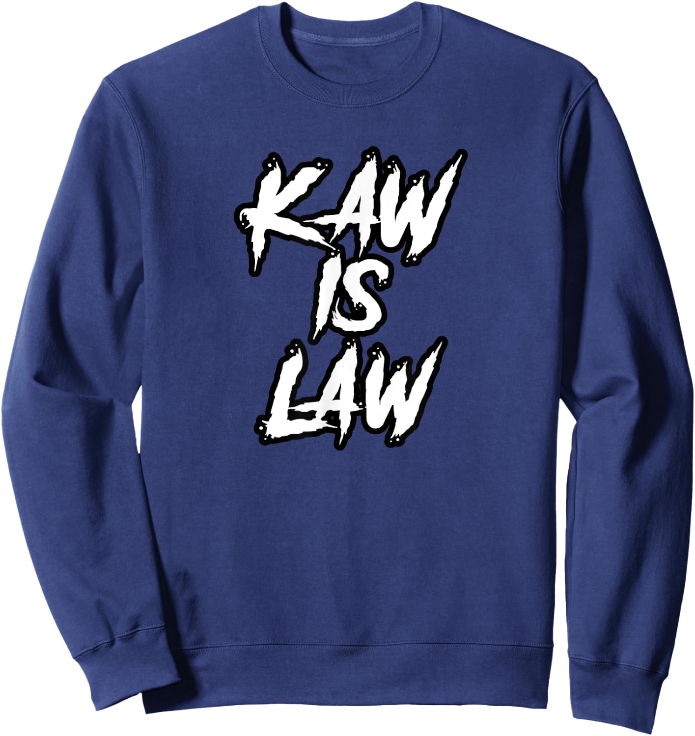 Kaw is Law Battlehawks St. Louis Football Tailgate Sweatshirt - Sweatshirt | Navy