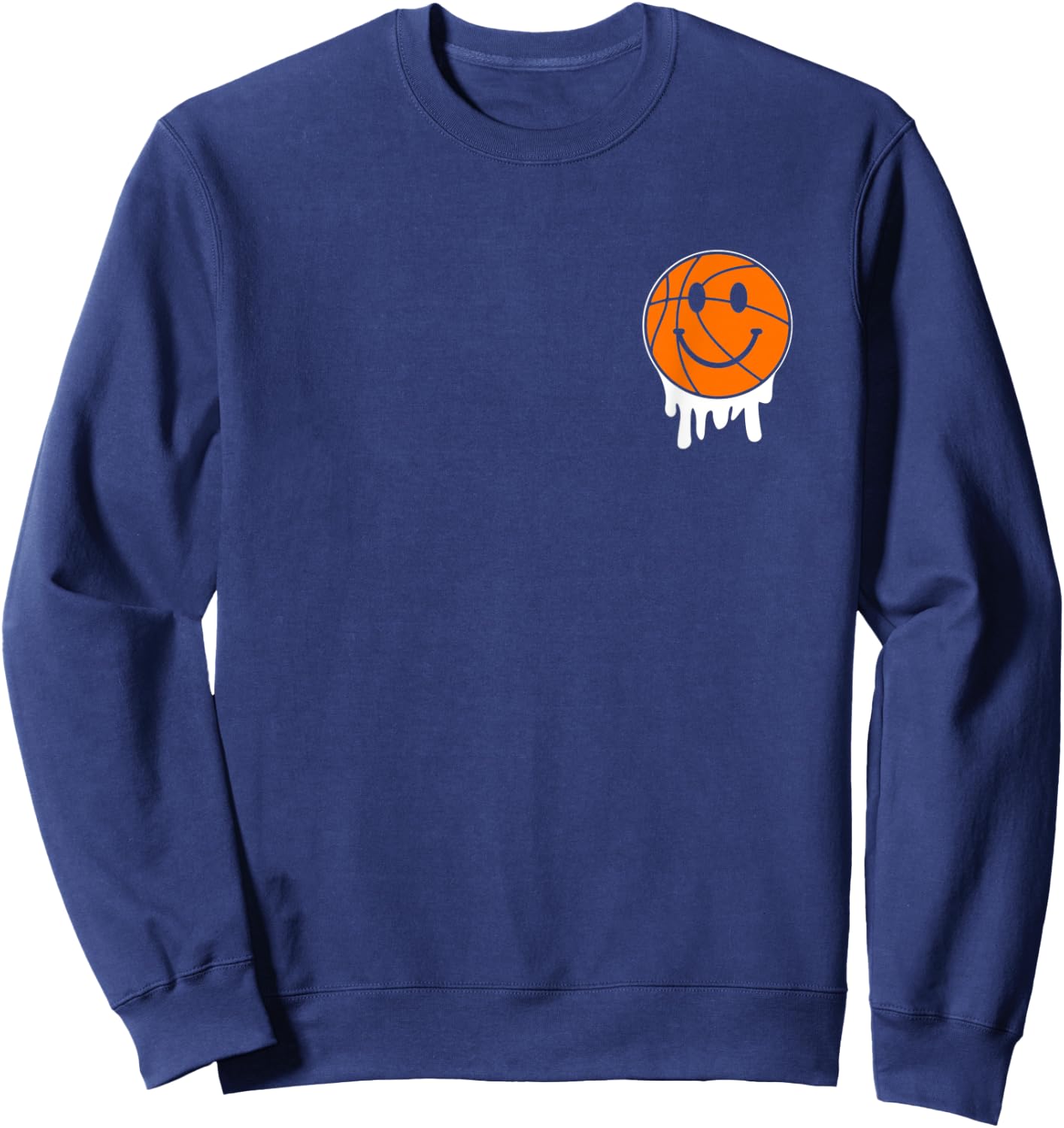 Somebody's Loud Mouth Basketball Mama Mom Mother's Day Sweatshirt - Sweatshirt | Navy