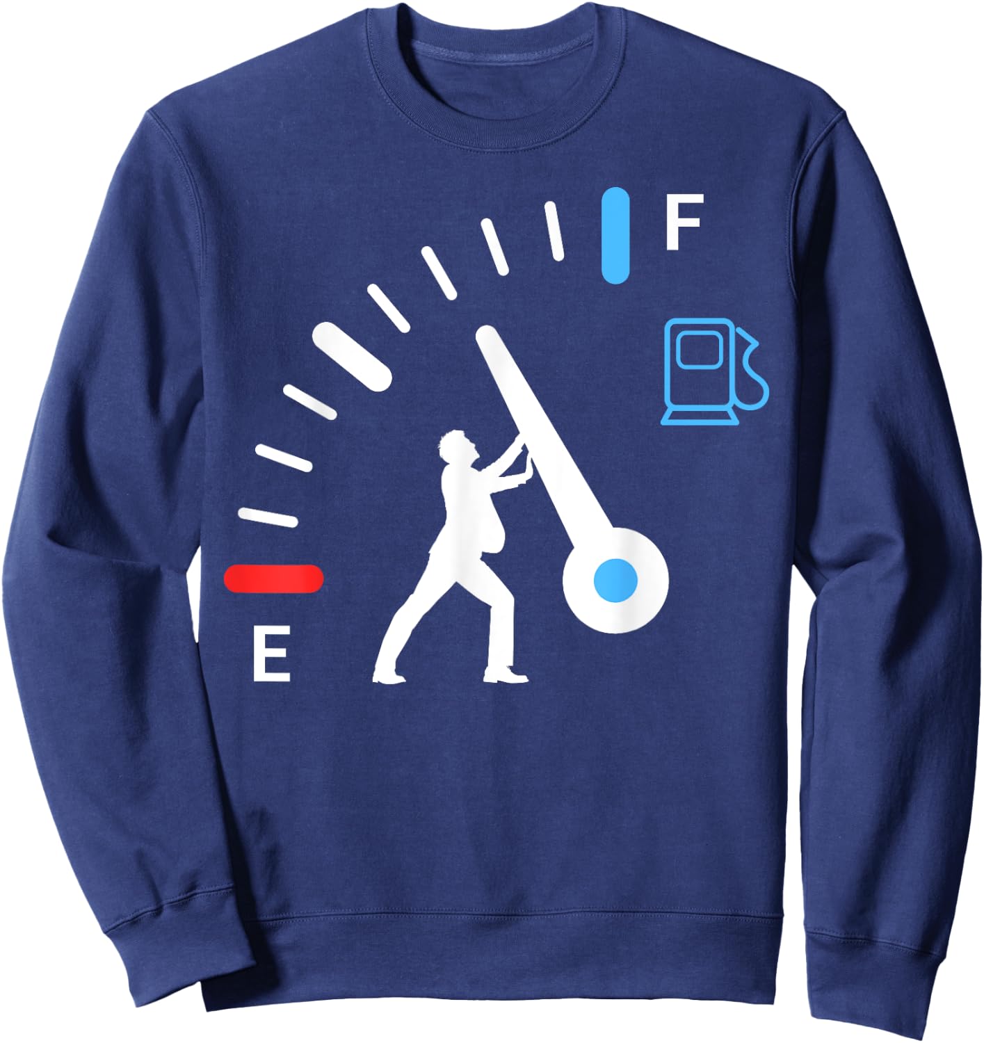 Gas Station Attendant Gas Pump Gasoline Fuel Sweatshirt - Sweatshirt | Navy