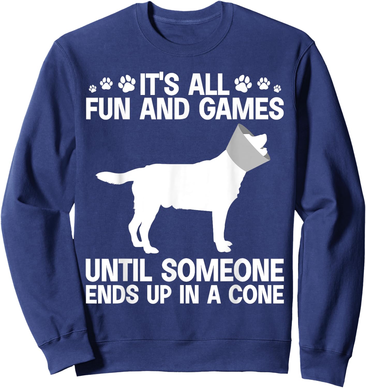 Funny Veterinarian Women Vet Tech Dog Lover Animal Sweatshirt - Sweatshirt | Navy