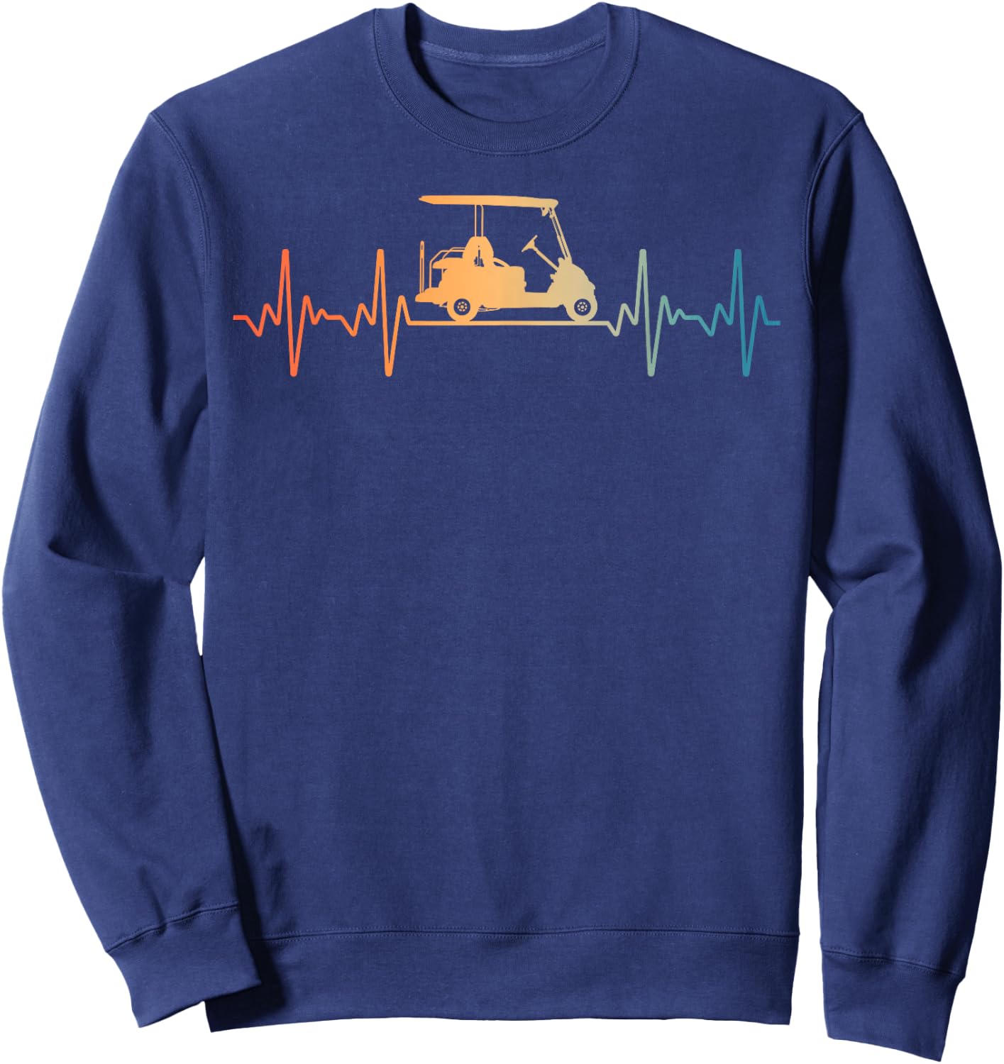 Cool Golf Cart Art Women Golfer Golf Lover & Players Sweatshirt - Sweatshirt | Navy