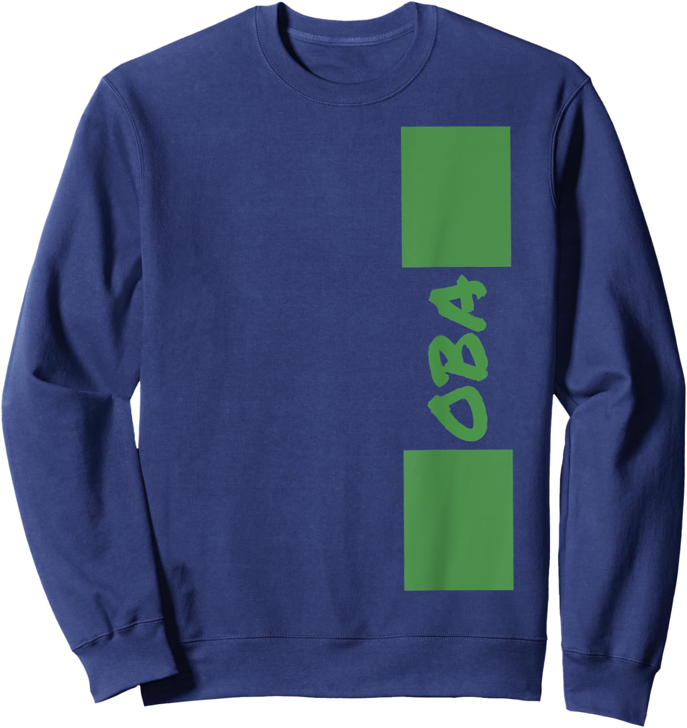 Oba Nigerian Flag Naija King Sweatshirt - Sweatshirt | Navy