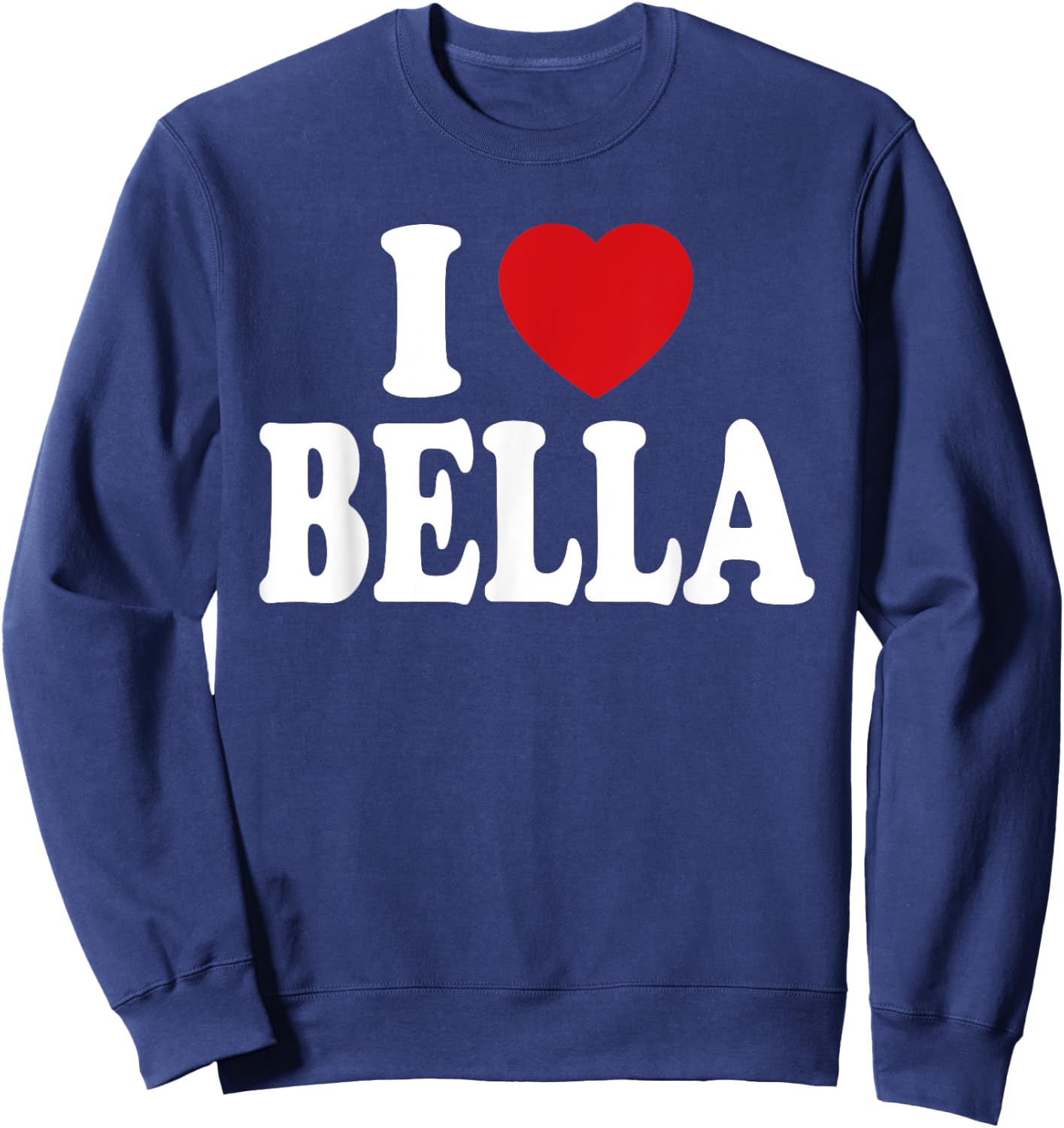 I Heart Love Bella Sweatshirt - Sweatshirt | Navy