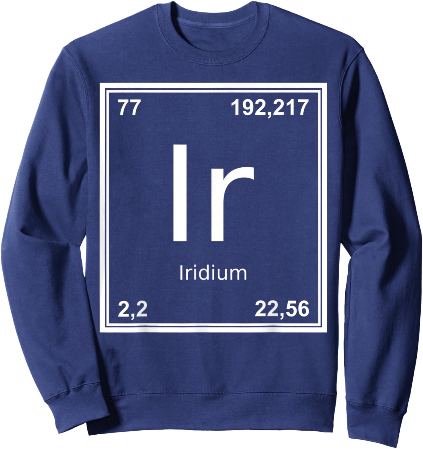 Iridium Symbol Costume Sweatshirt - Sweatshirt | Navy