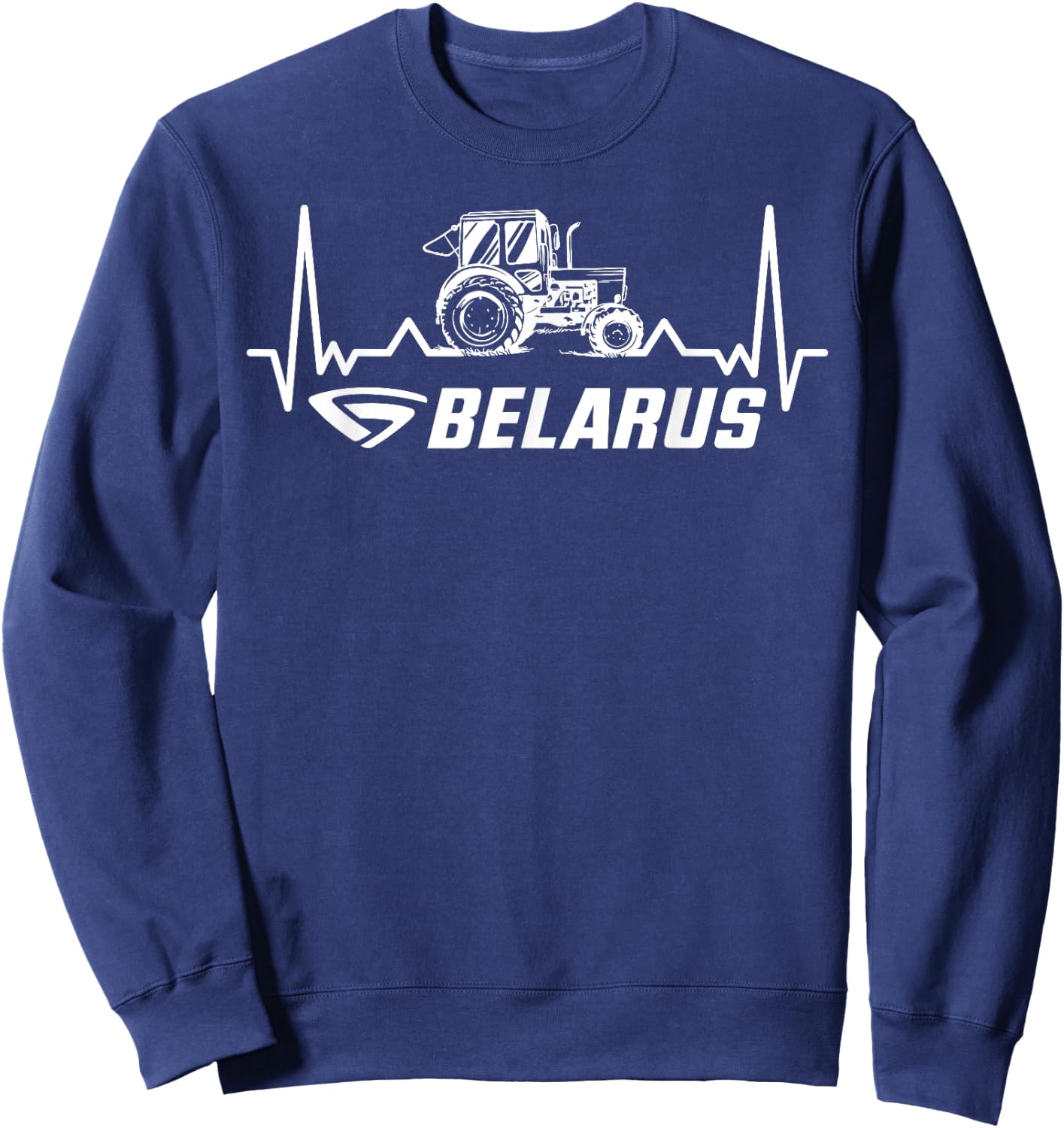 Belarus Bauer Tractor Farmer's Tractor Sweatshirt - Sweatshirt | Navy