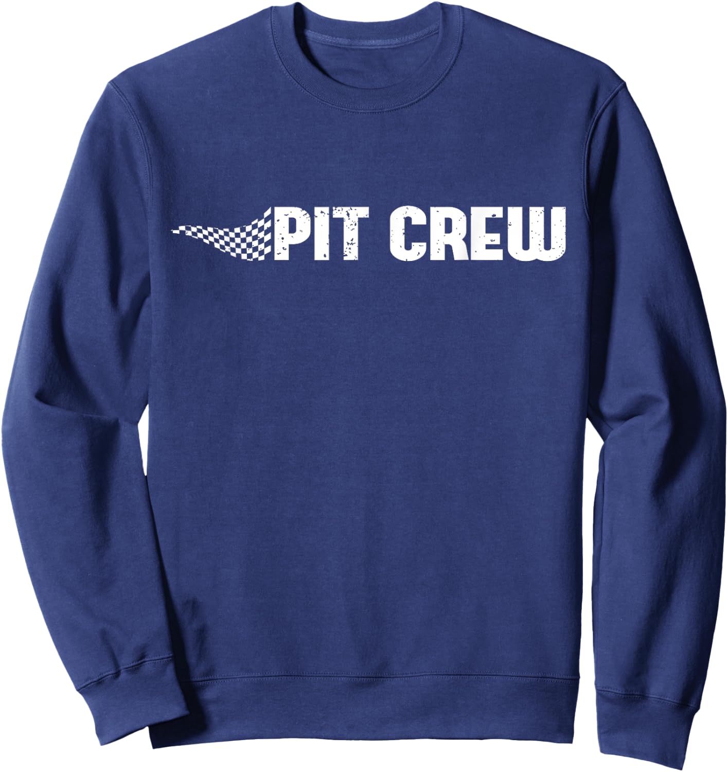Pit Crew Pit Crew Racing Car Family Matching Birthday Party Sweatshirt - Sweatshirt | Navy