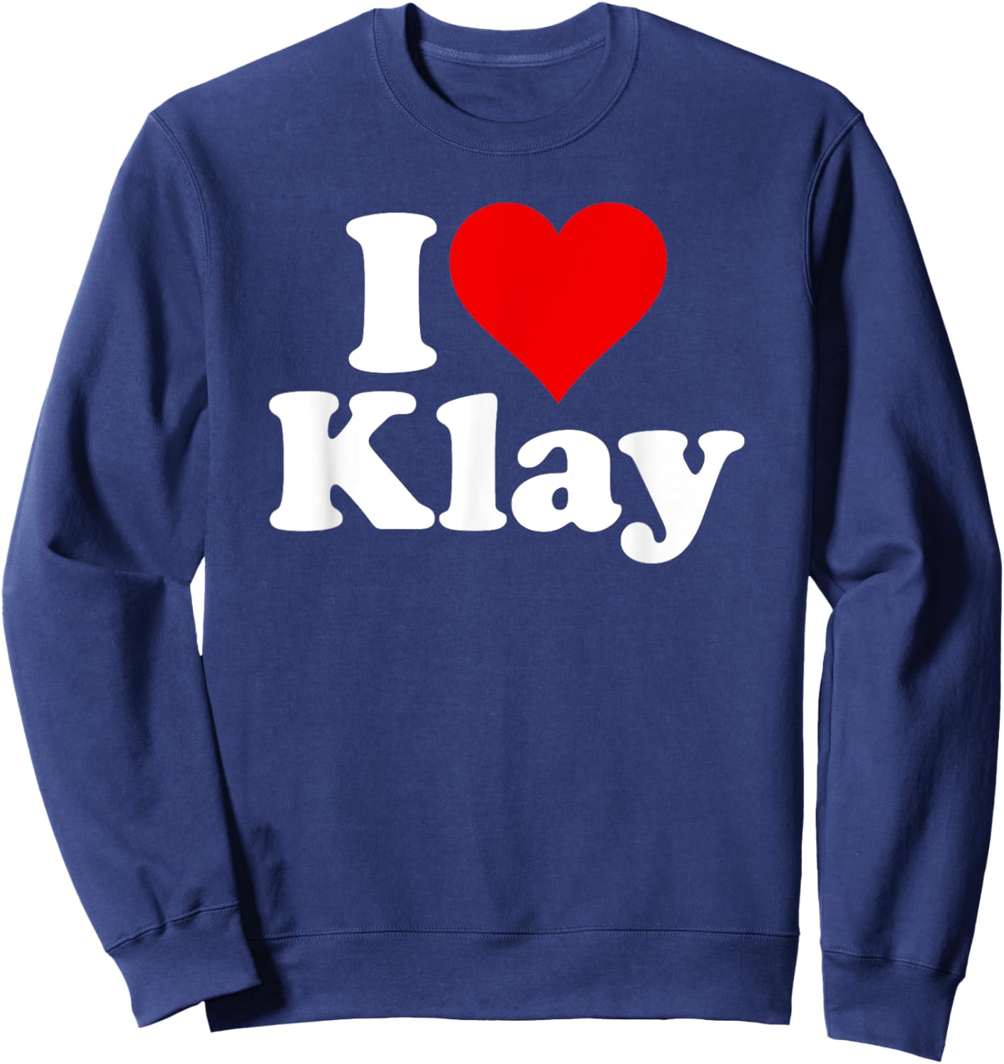 I Love Heart Klay Sweatshirt - Sweatshirt | Navy