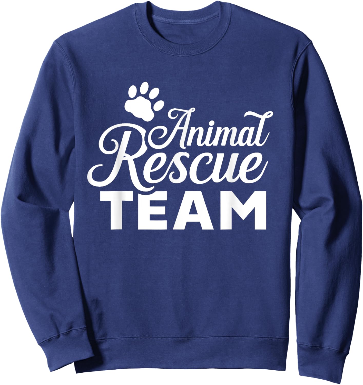 Animal Rescue Team Animals Save Rescuer Saving Sweatshirt - Sweatshirt | Navy