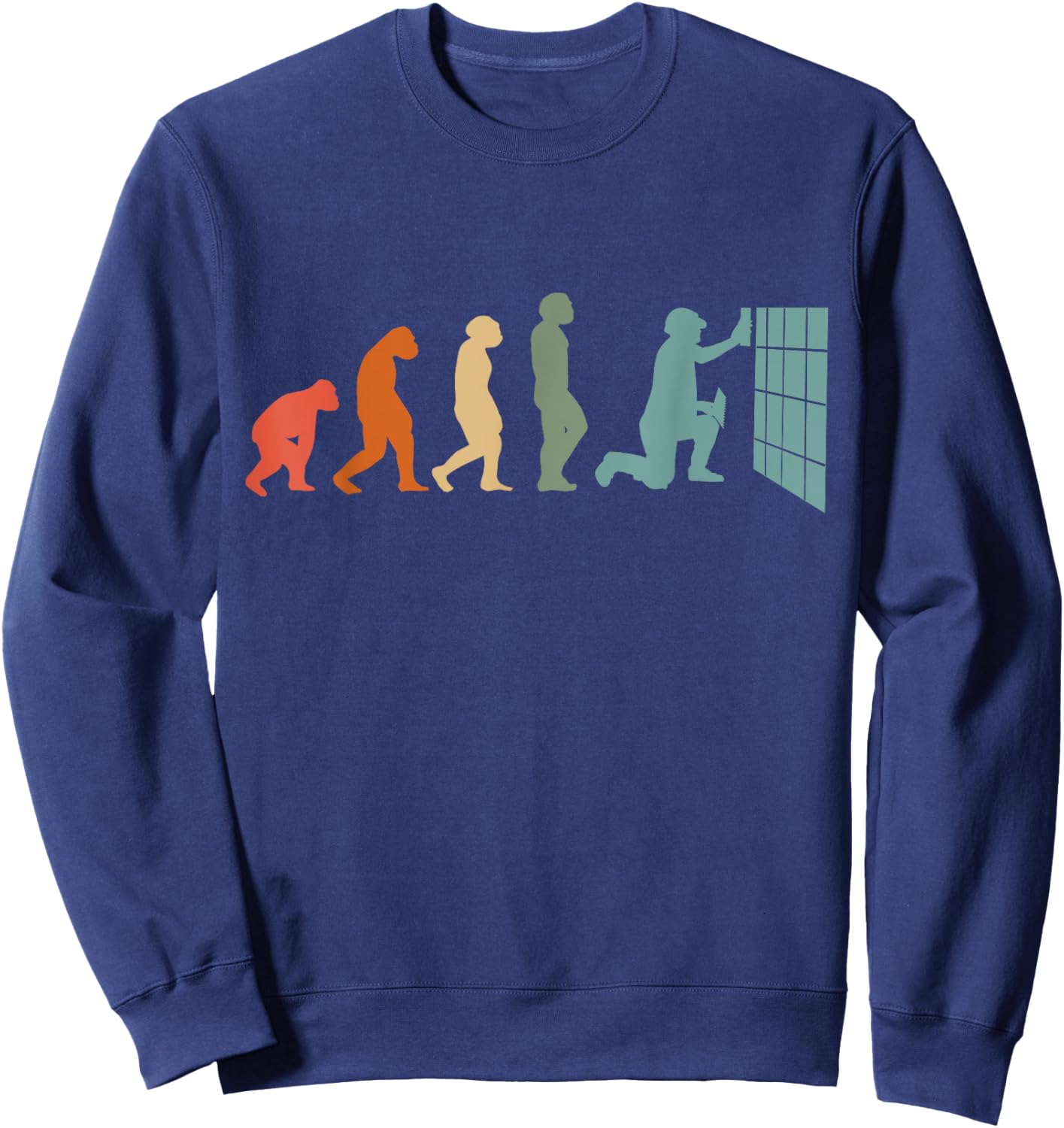 Tile-Setter Tile-Layer Craftsmen Tile-Flooring Floor-Tiler Sweatshirt - Sweatshirt | Navy