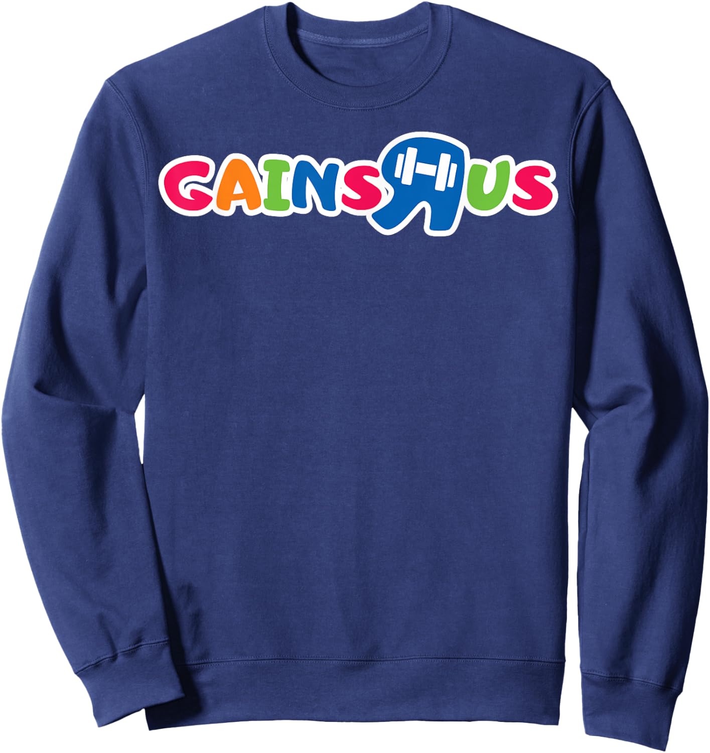 Gains R Us Sweatshirt - Sweatshirt | Navy