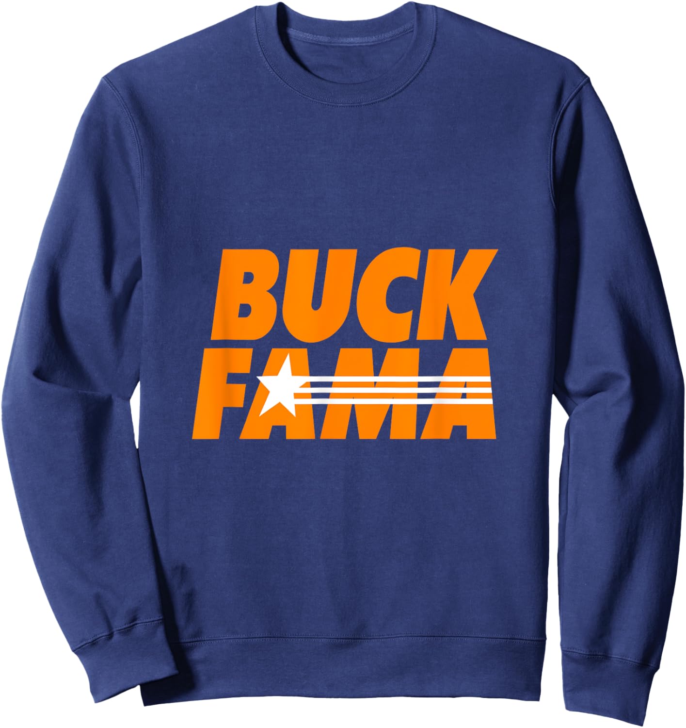 Buck Fama Team Spirit Cheer Football Fan Rivalry Sports Sweatshirt - Sweatshirt | Navy
