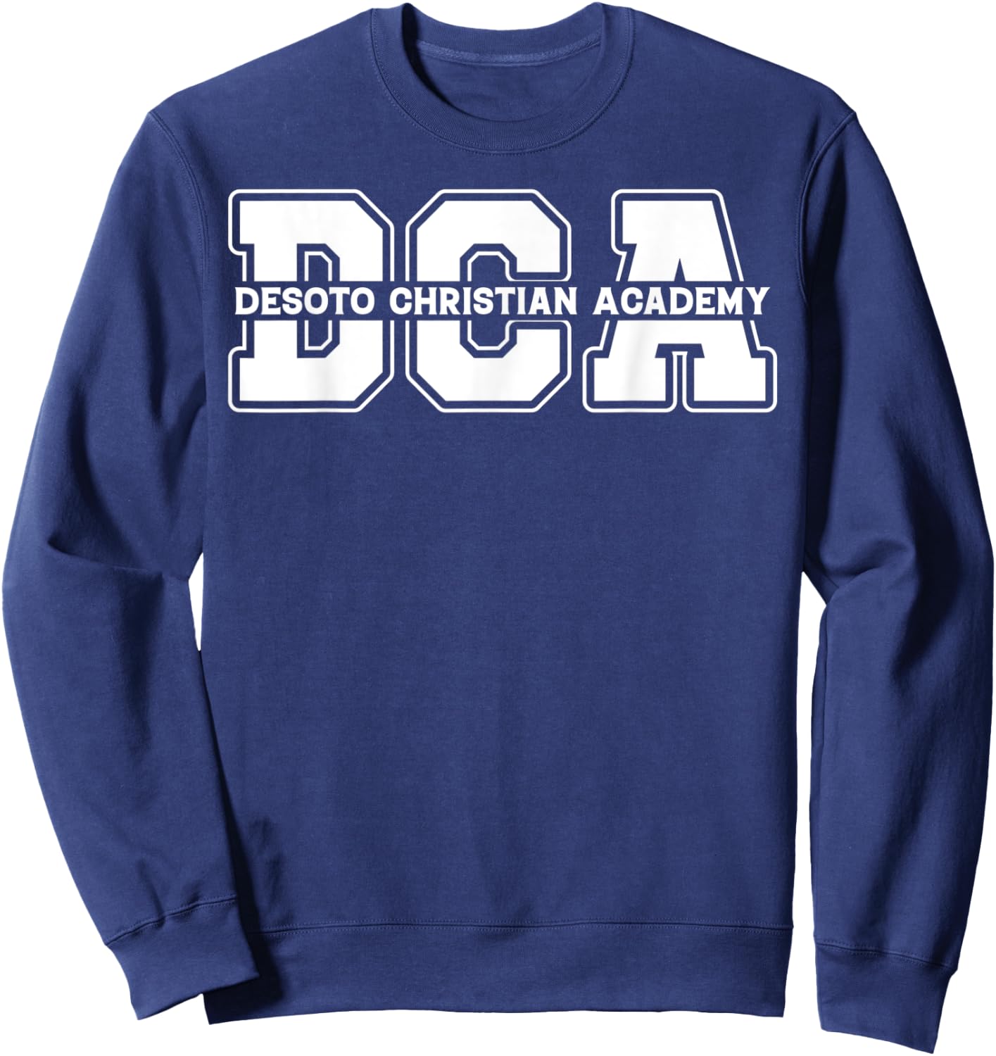 Desoto Christian Academy attire Sweatshirt - Sweatshirt | Navy