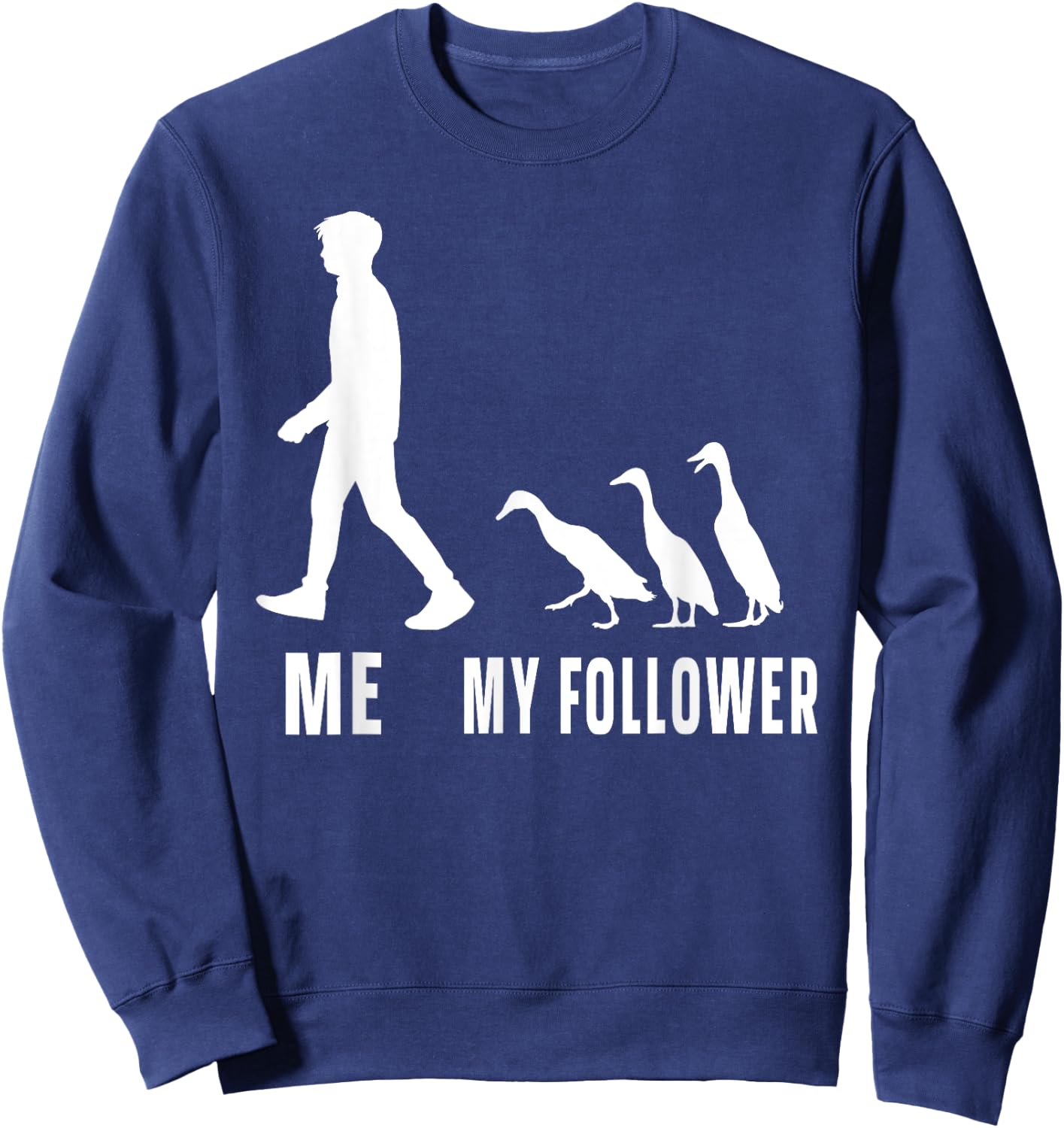 Runner Ducks Indian Duck Funny Breeder Runnerducks Sweatshirt - Sweatshirt | Navy