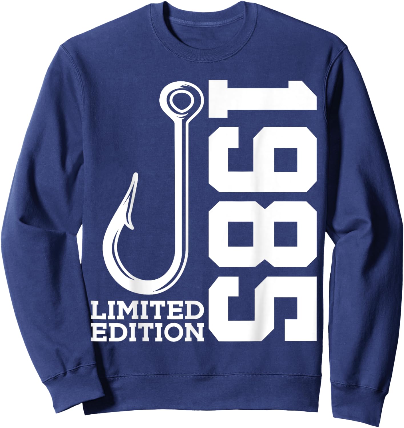 Angler 40th Birthday Fishing Limited Edition 1985 Sweatshirt - Sweatshirt | Navy