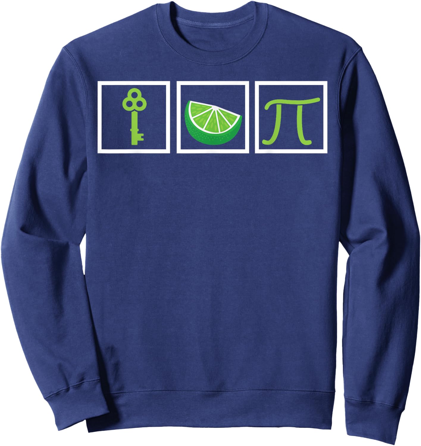Key Lime Pie Florida Dessert Key Lime Pie Baker Sweatshirt - Sweatshirt | Navy