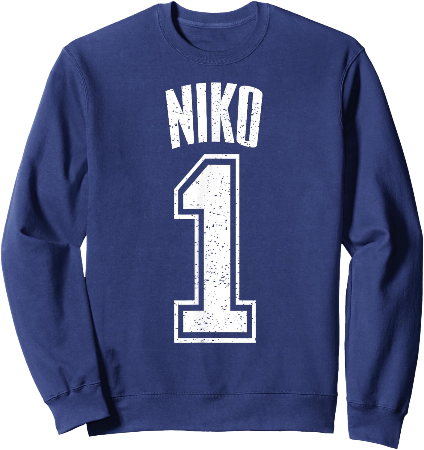 Niko Supporter Number 1 Greatest Fan Sweatshirt - Sweatshirt | Navy