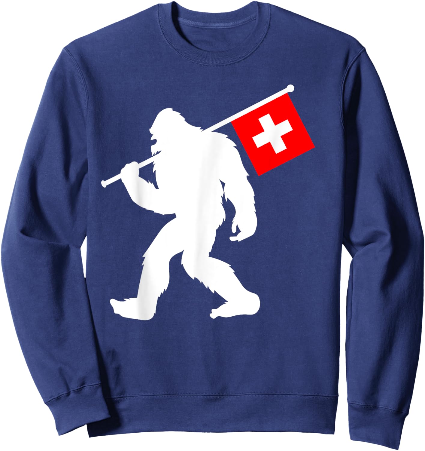 Switzerland Bigfoot Sweatshirt - Sweatshirt | Navy