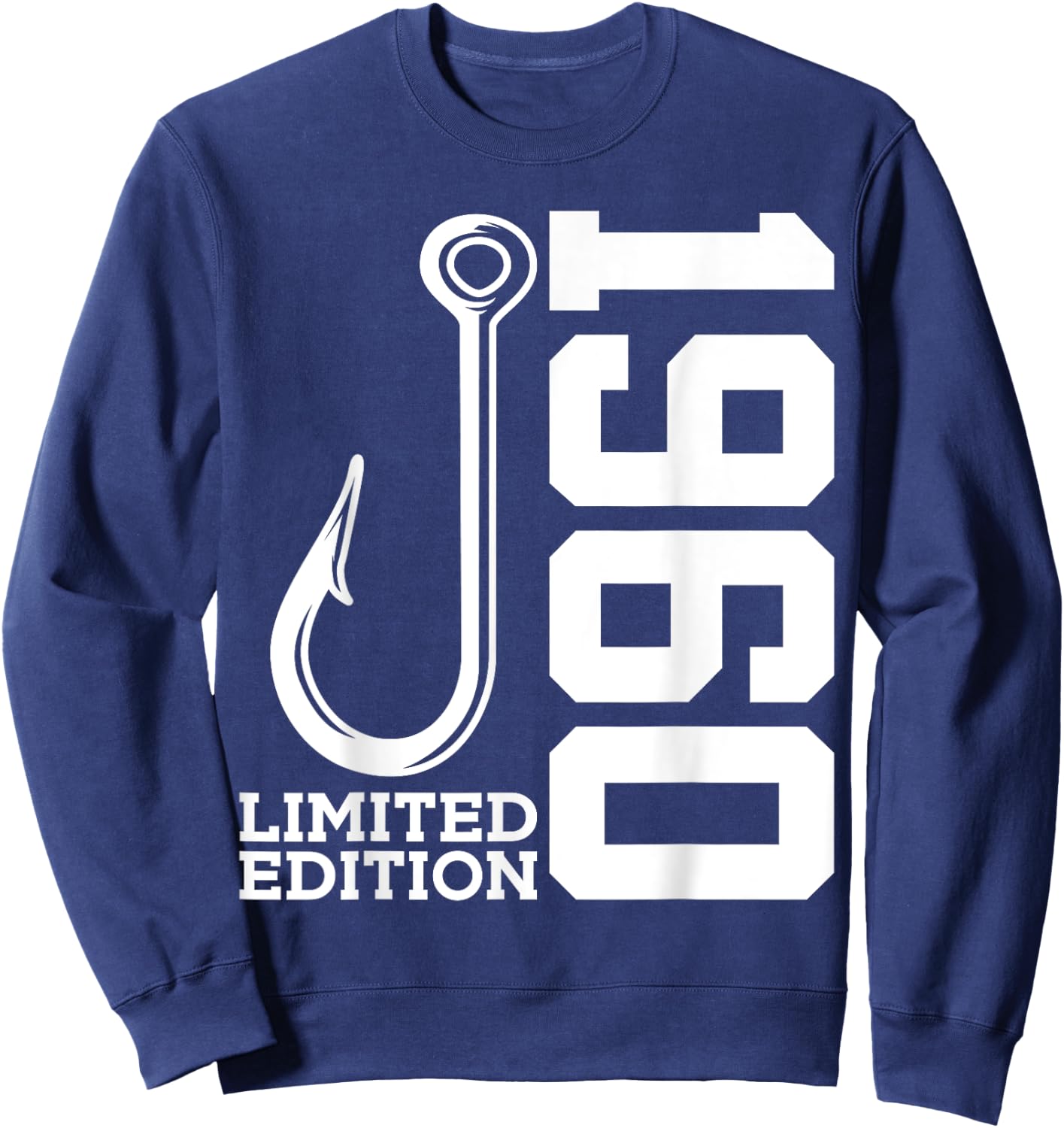 Angler 65th Birthday Fishing Limited Edition 1960 Sweatshirt - Sweatshirt | Navy