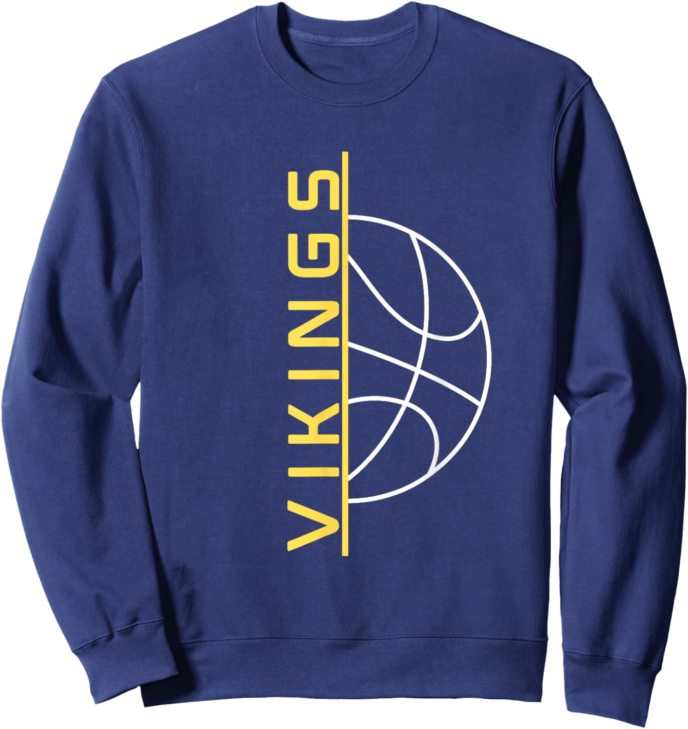 Vikings Basketball Sweatshirt - Sweatshirt | Navy