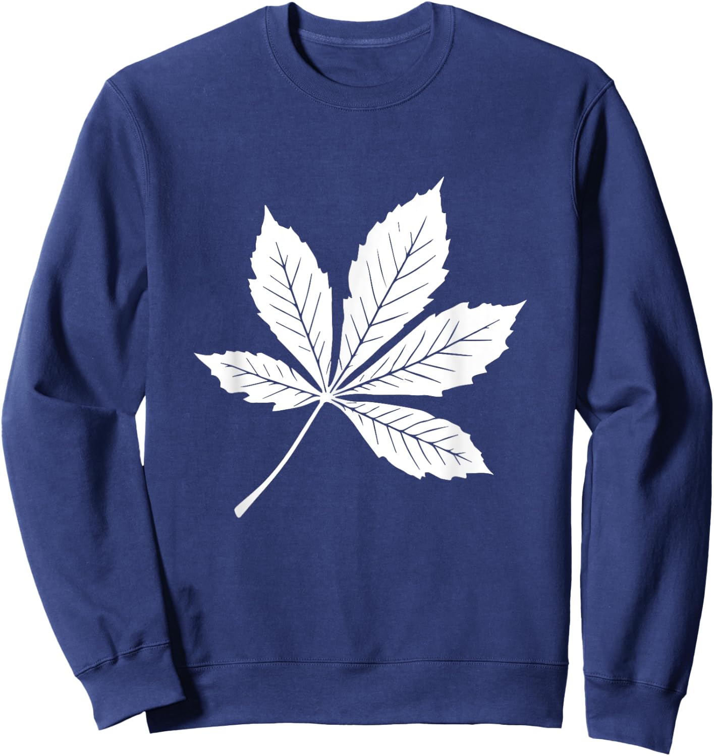 Buckeye Leaf Sweatshirt - Sweatshirt | Navy
