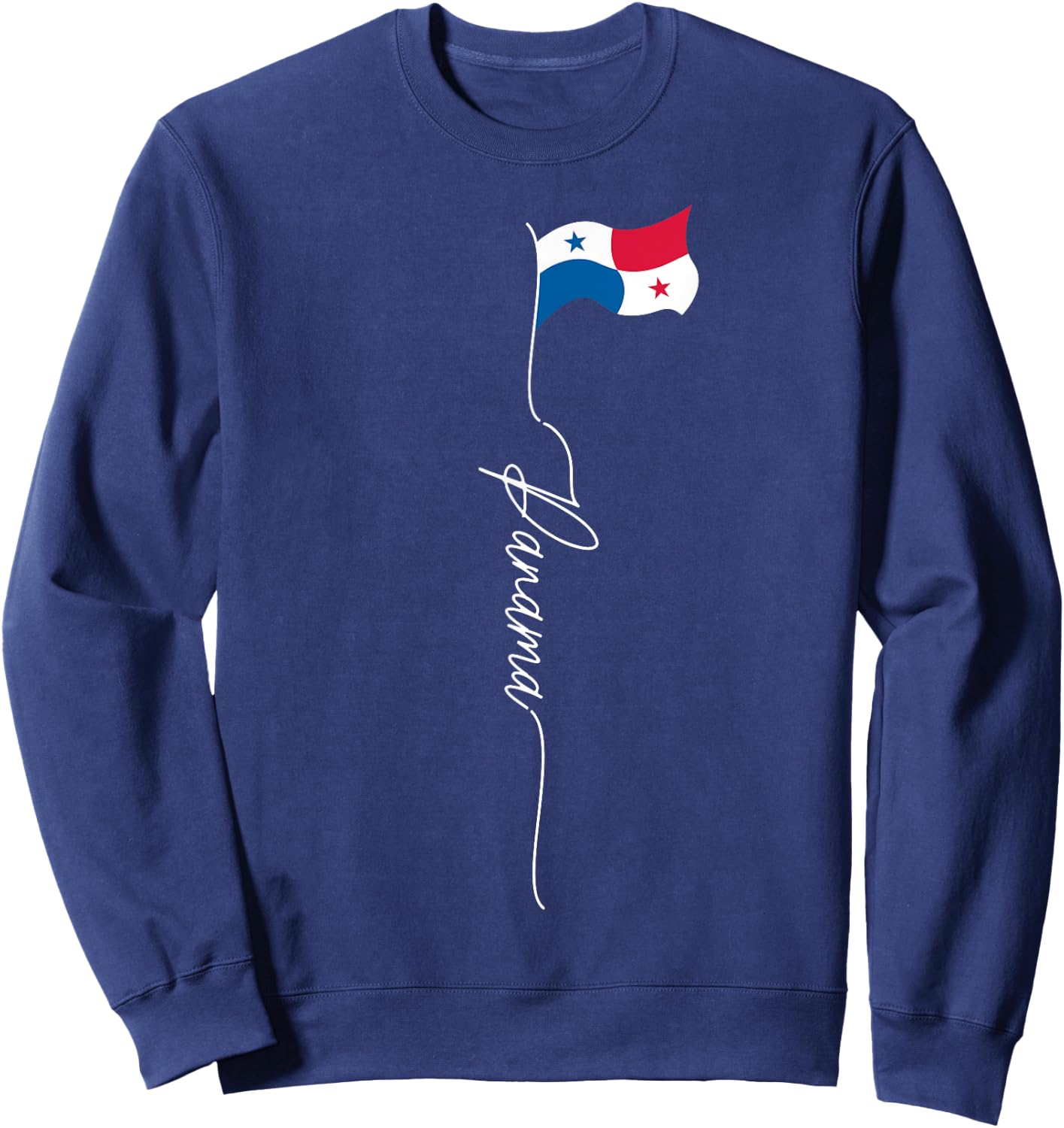 Panama, Panama flag, patriotic Panamanian flag Sweatshirt - Sweatshirt | Navy