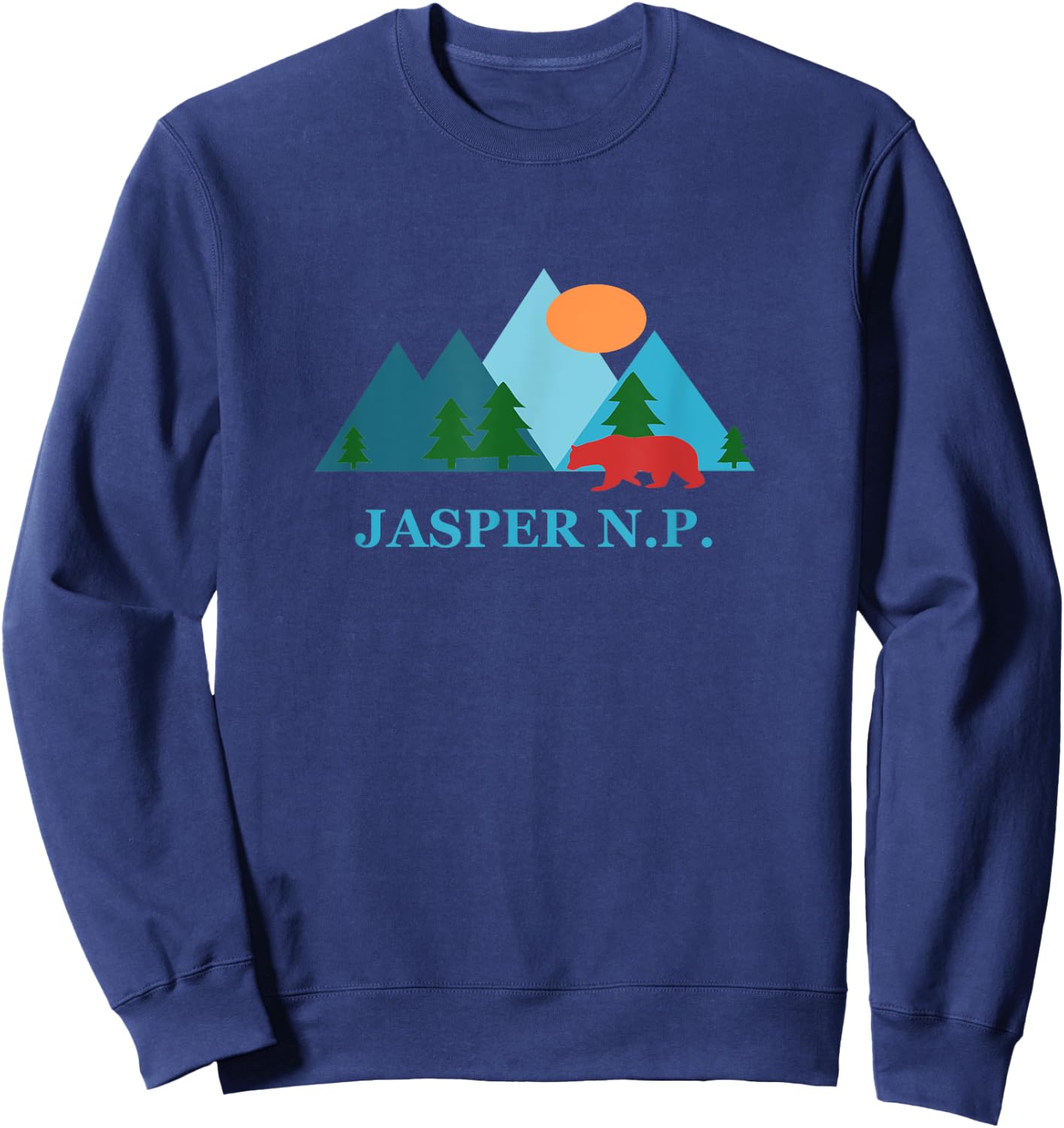 Jasper National Park in Canada Nature Vacation Souvenir Sweatshirt - Sweatshirt | Navy