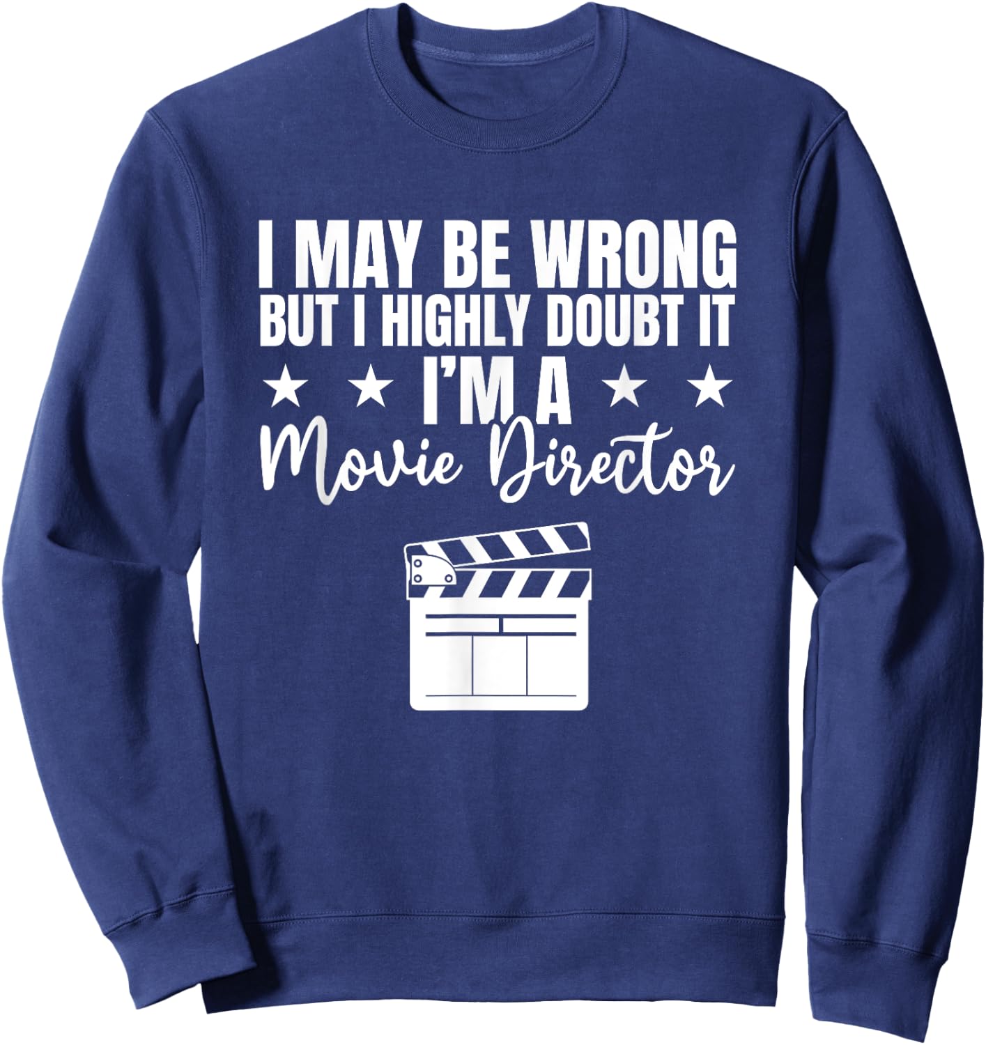 Movie Producer Video Production Filmmaker Film Director Sweatshirt - Sweatshirt | Navy