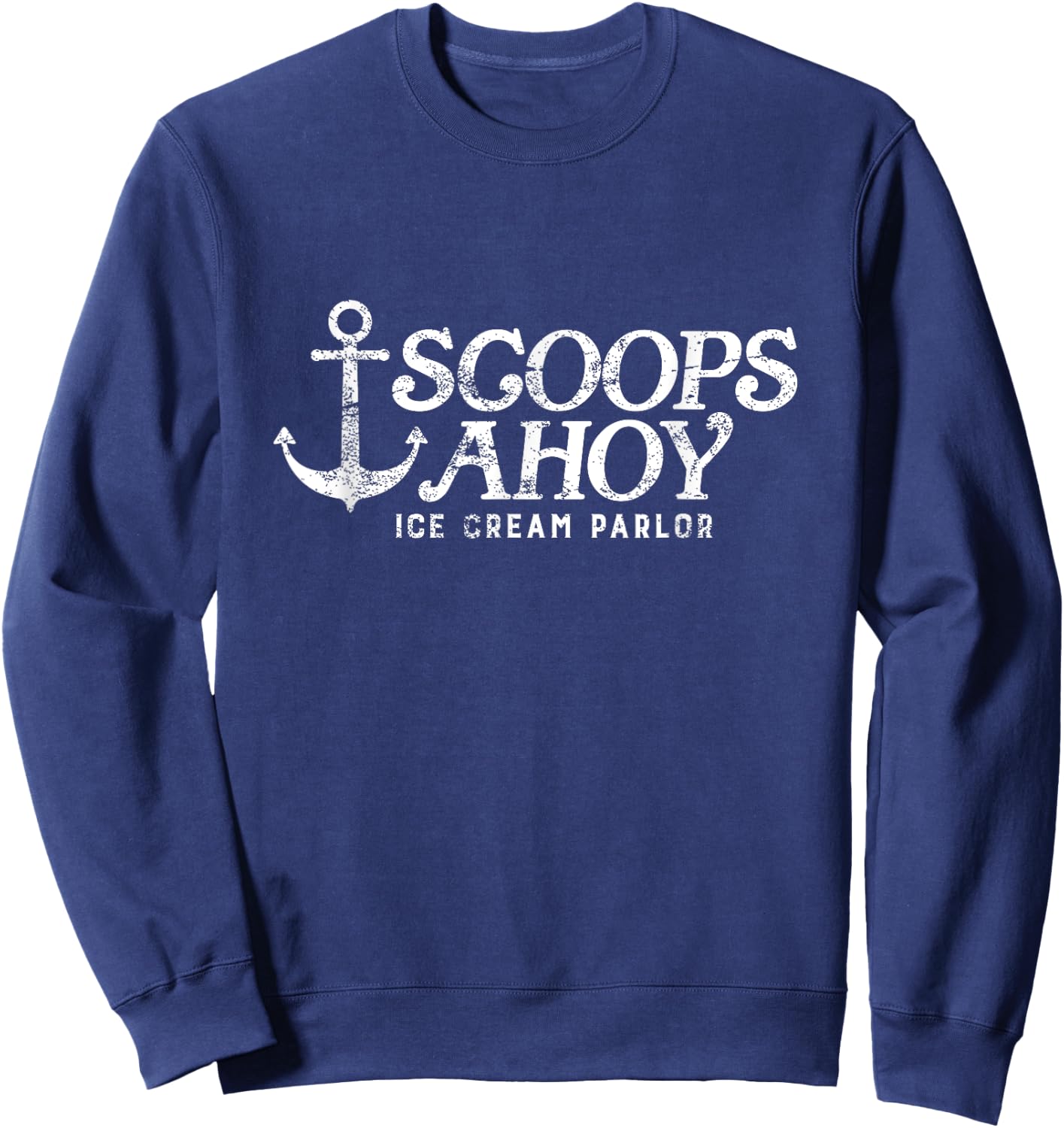 Scoops Ahoy Ice Cream Parlor Men Women Kids Sweatshirt - Sweatshirt | Navy