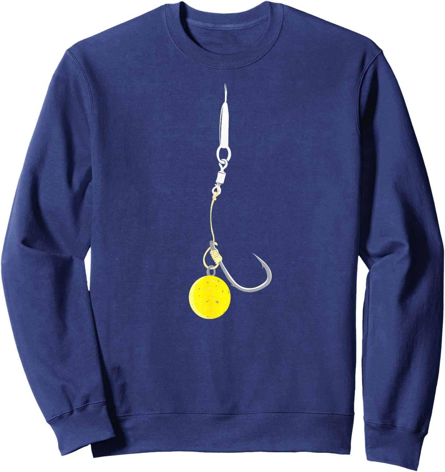 Carp Fishing Hair Rigs Corn Bait Angling Fisherman Sweatshirt - Sweatshirt | Navy