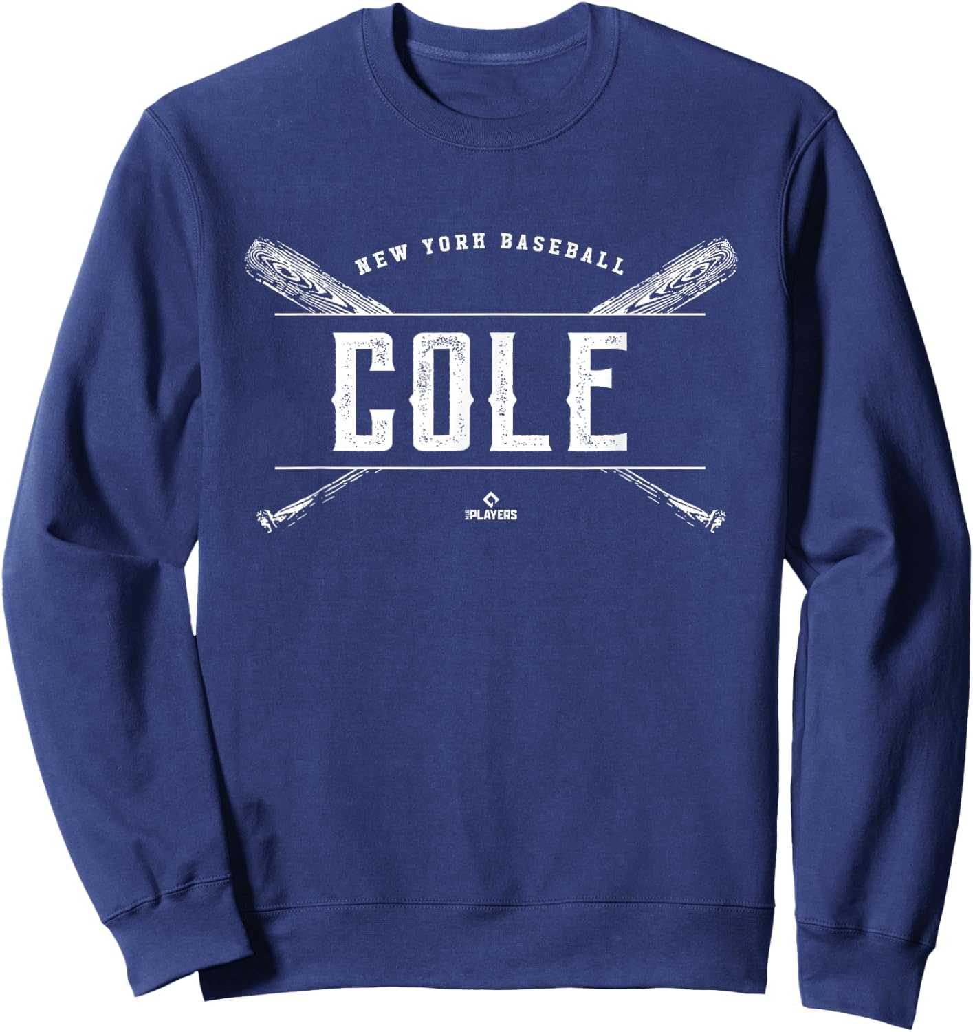 Vintage Baseball Bat Gameday Gerrit Cole New York MLBPA Sweatshirt - Sweatshirt | Navy