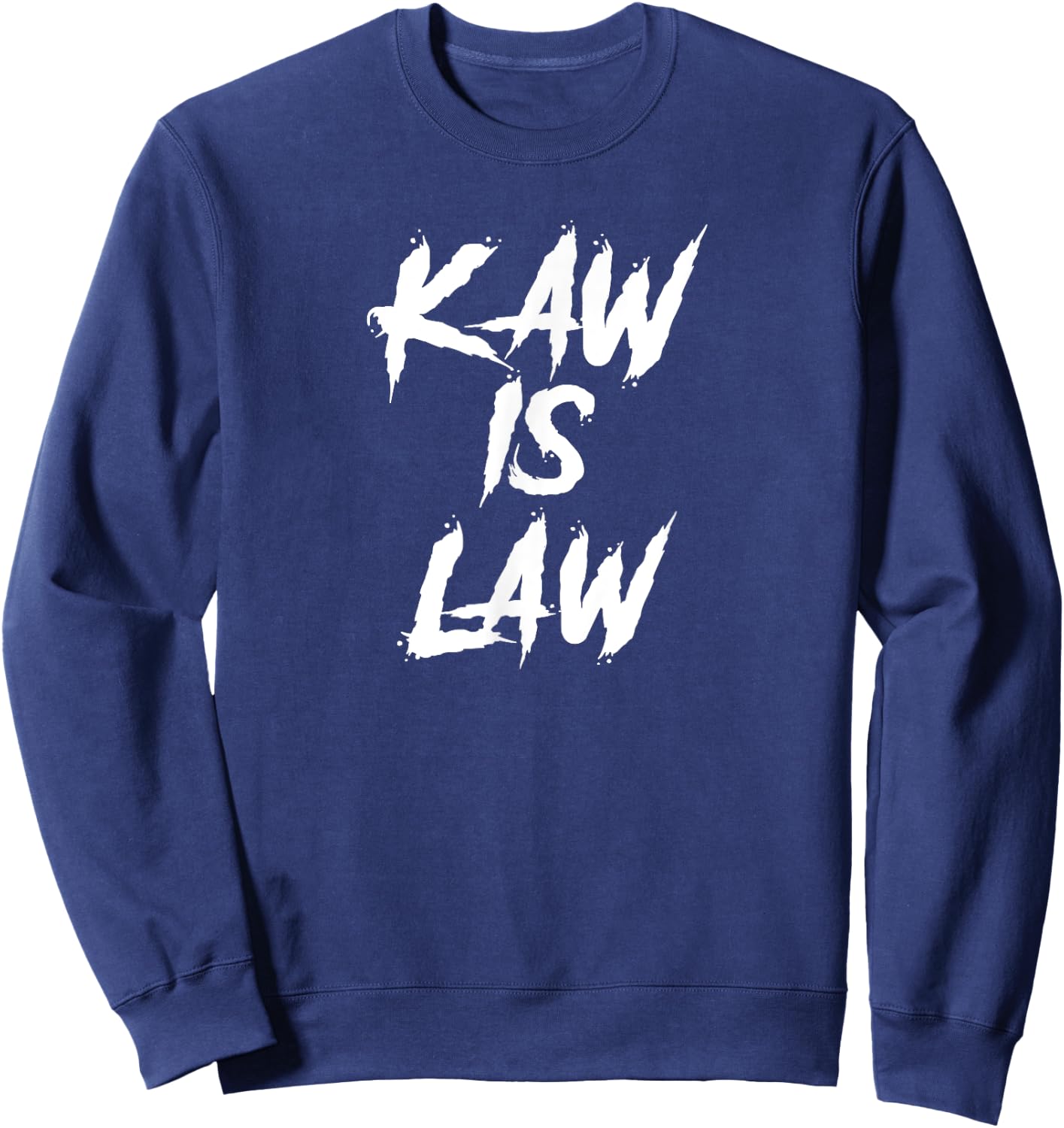 Kaw is Law Battlehawks St. Louis Football Tailgate Sweatshirt - Sweatshirt | Navy