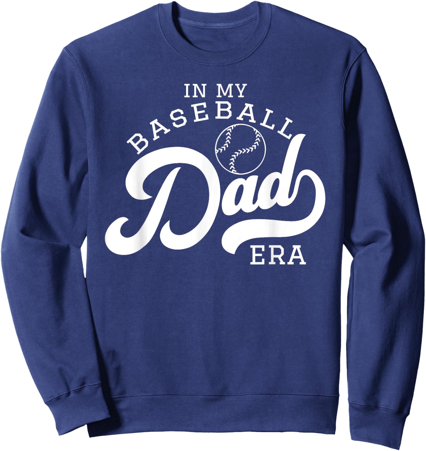 In my Baseball Dad era Sweatshirt - Sweatshirt | Navy
