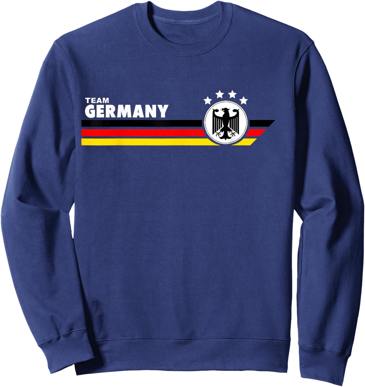 Germany Football Fan Team Jersey German Eagle Flag Sweatshirt - Sweatshirt | Navy