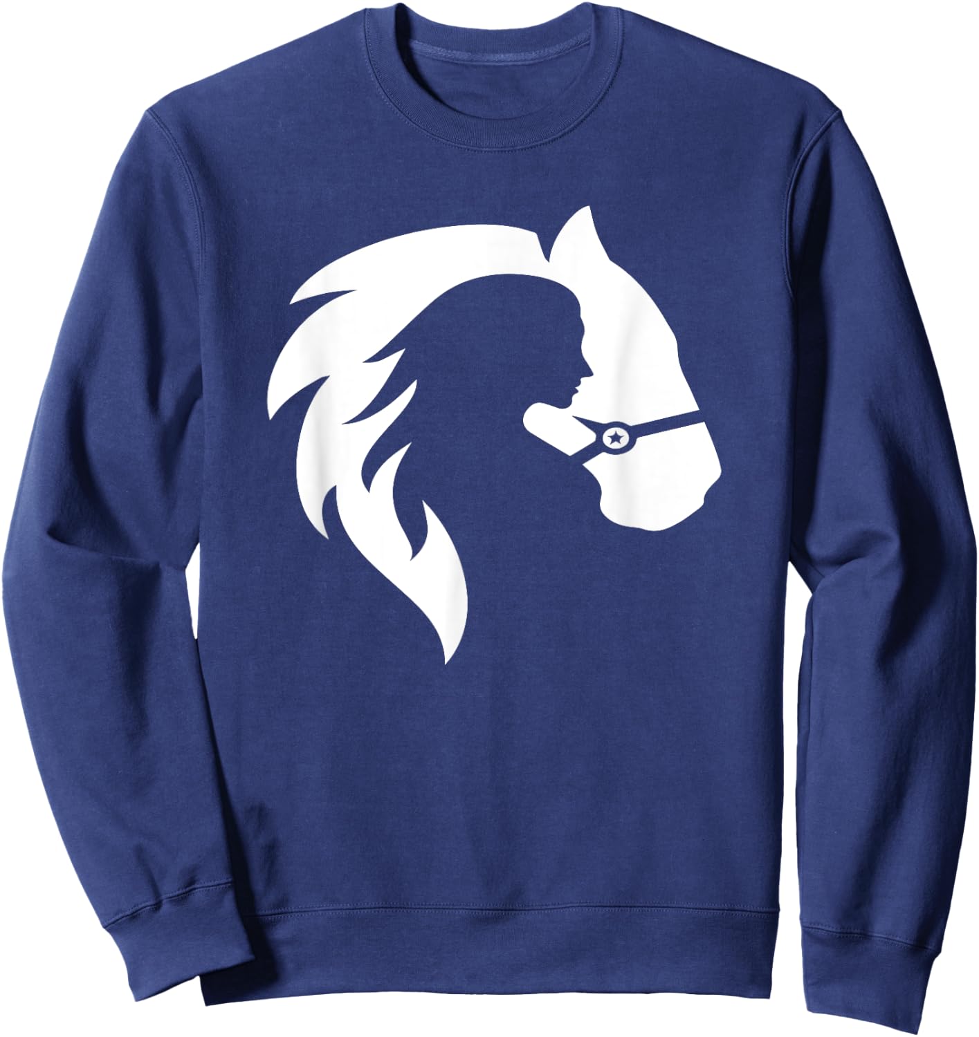 Girls in a Mission Horse Girl Sweatshirt - Sweatshirt | Navy