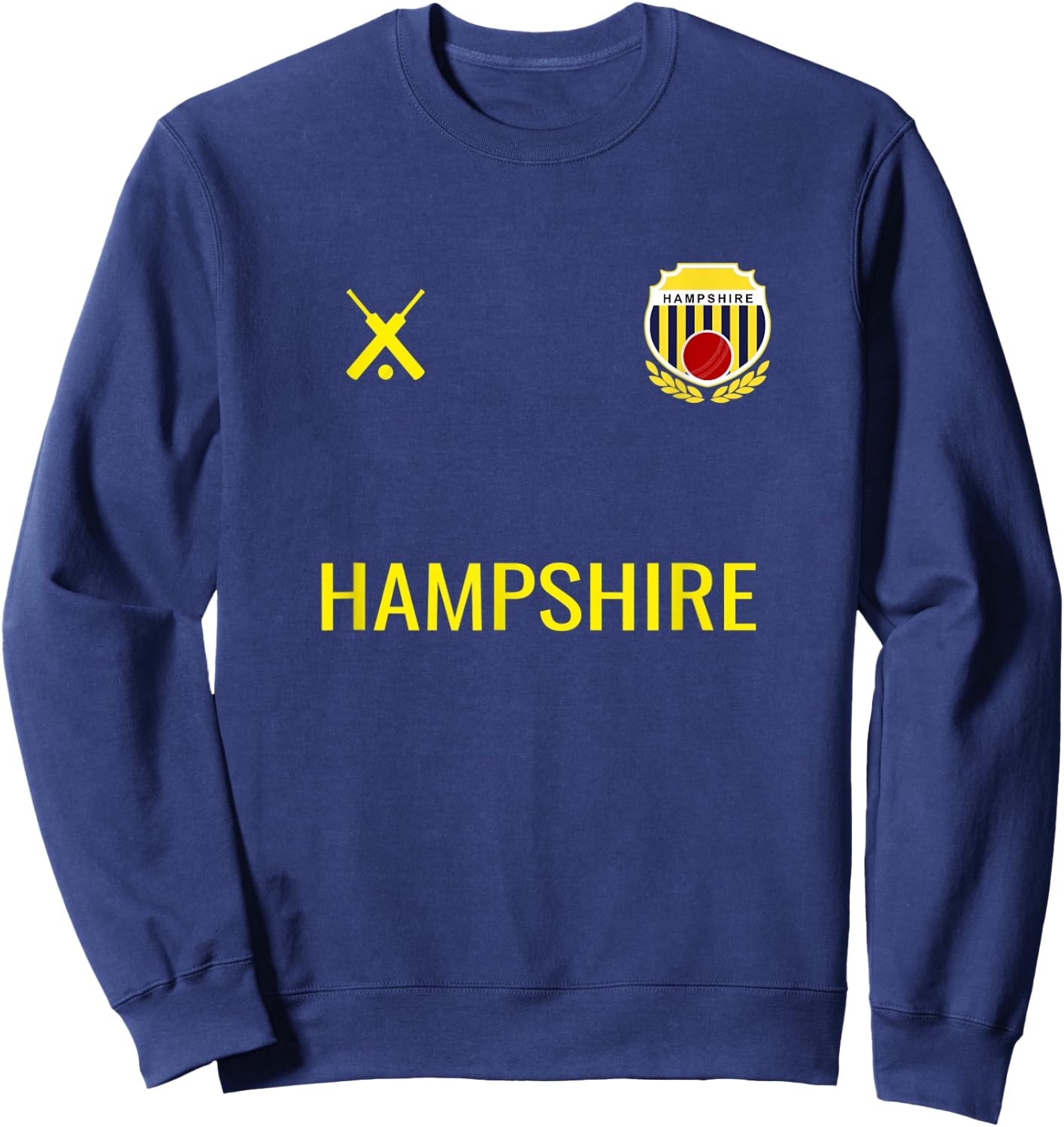 HAMPSHIRE Cricket Fan Badge Sweatshirt - Sweatshirt | Navy