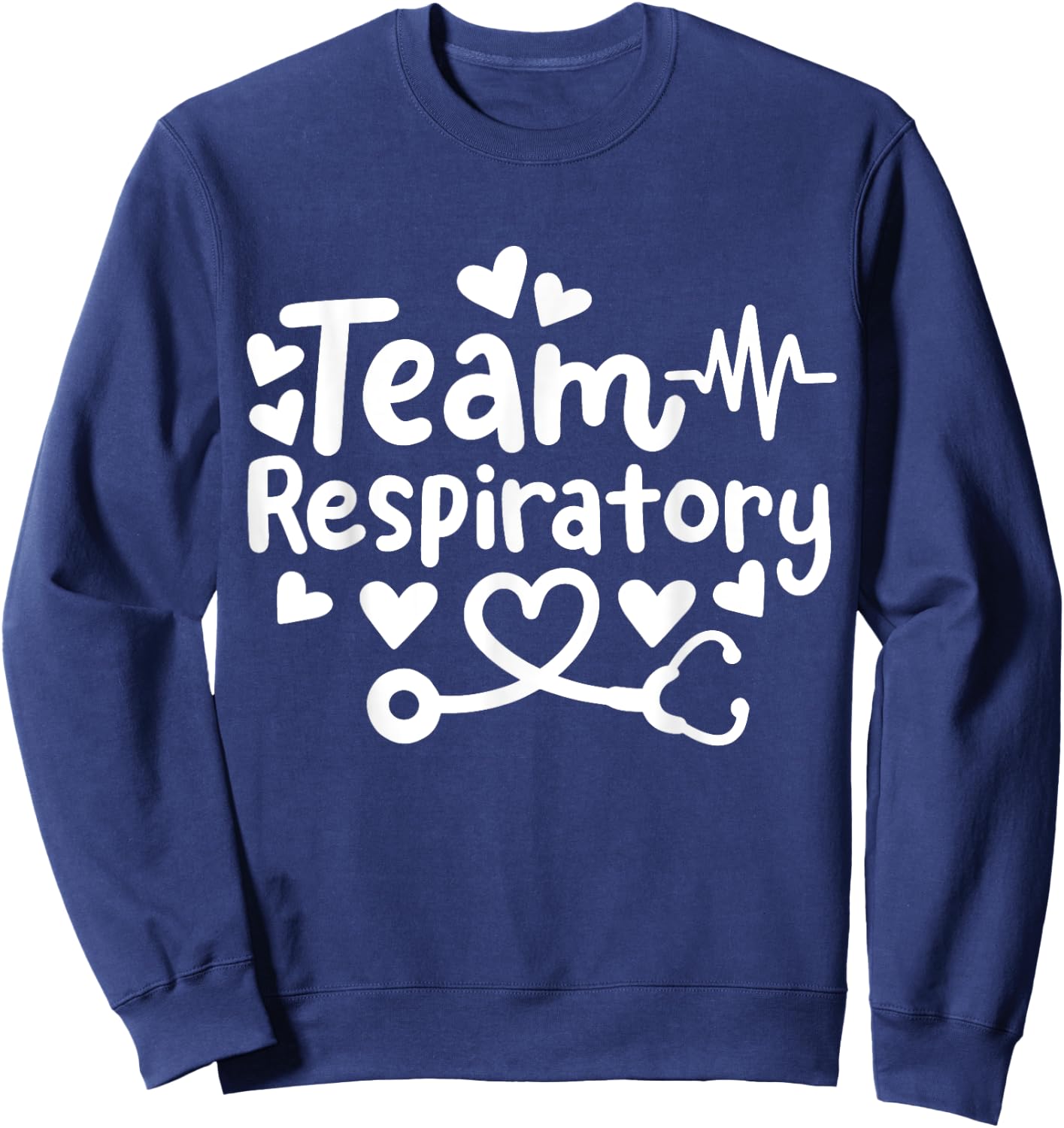 Respiratory Therapist RT Registered Respiratory Therapist Sweatshirt - Sweatshirt | Navy