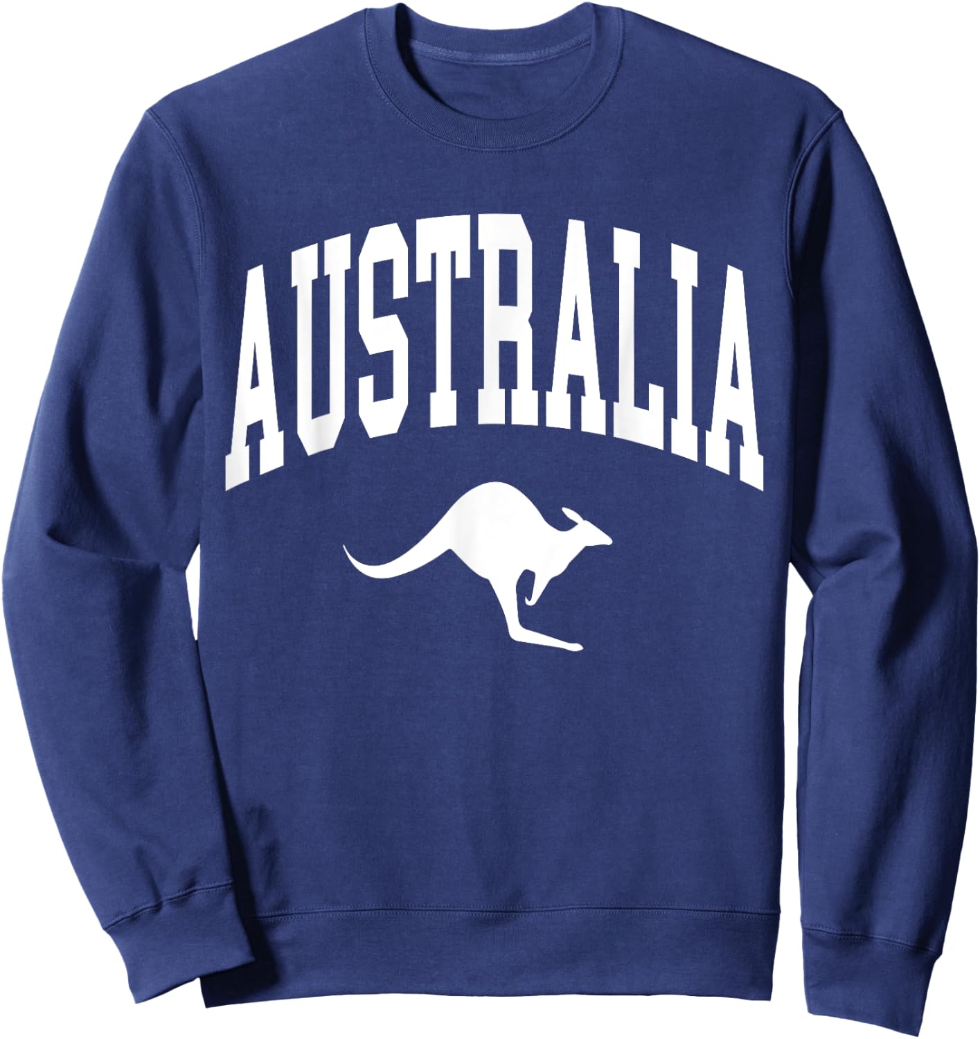 Australia Kangaroo Aussi Outback Down Under Australian Sweatshirt - Sweatshirt | Navy