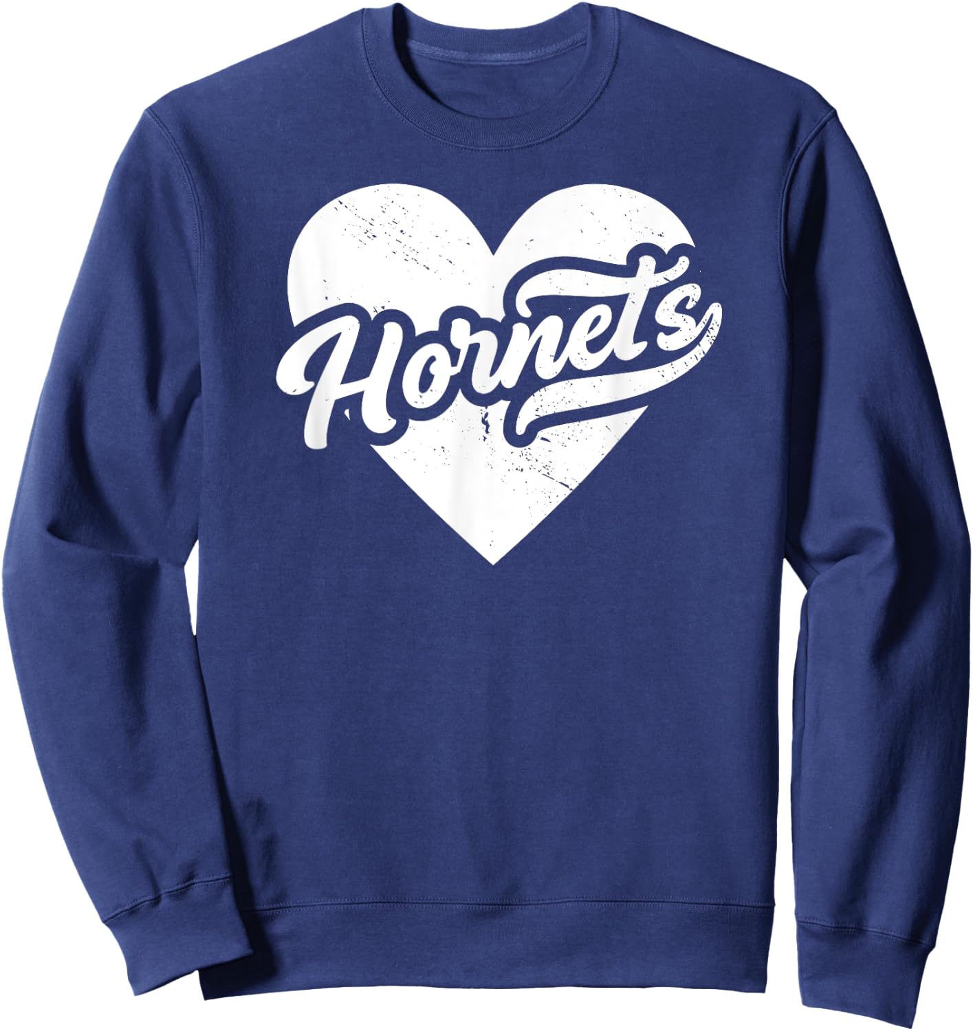 Vintage Hornets School Spirit Go Hornets Love Sweatshirt - Sweatshirt | Navy