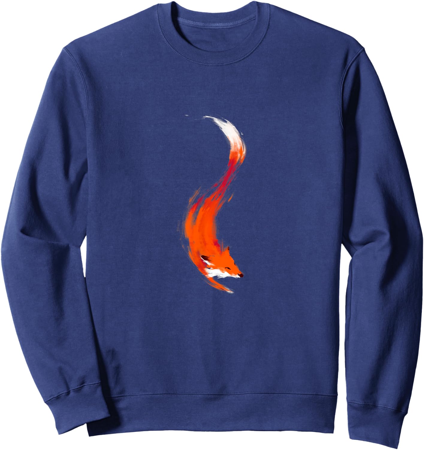 The Quick Orange-Red Fox Sweatshirt - Sweatshirt | Navy