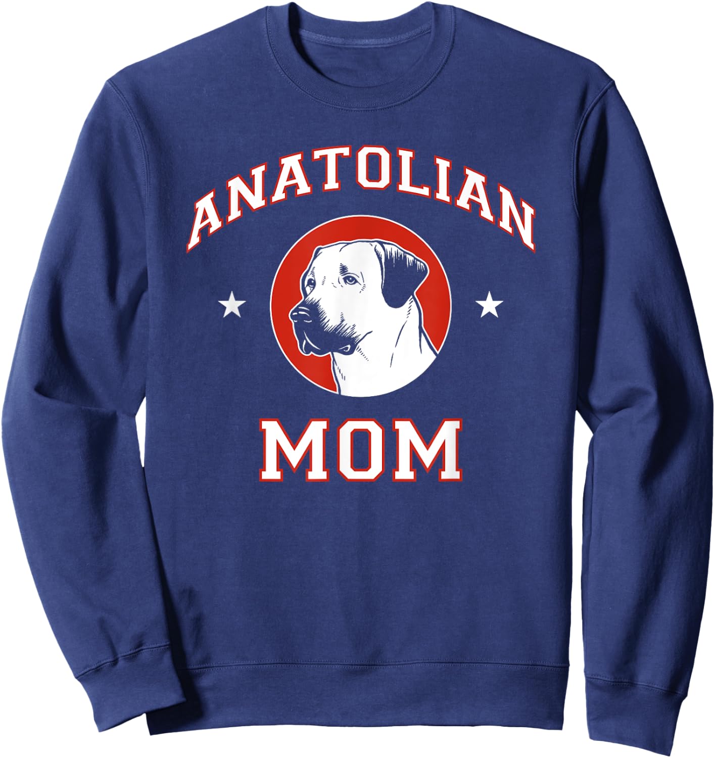 Anatolian Shepherd Mom Dog Mother Sweatshirt - Sweatshirt | Navy