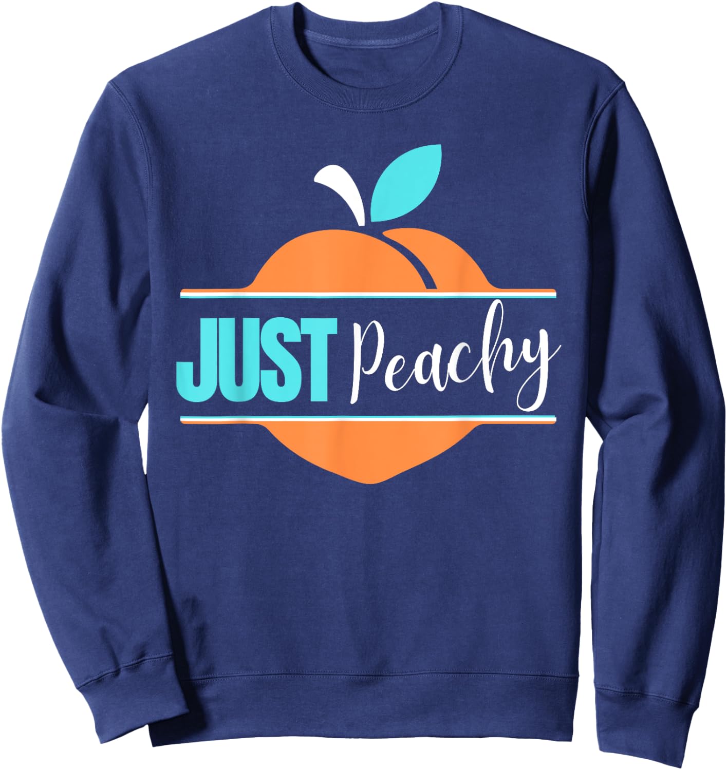 Just Peachy Sweatshirt - Sweatshirt | Navy